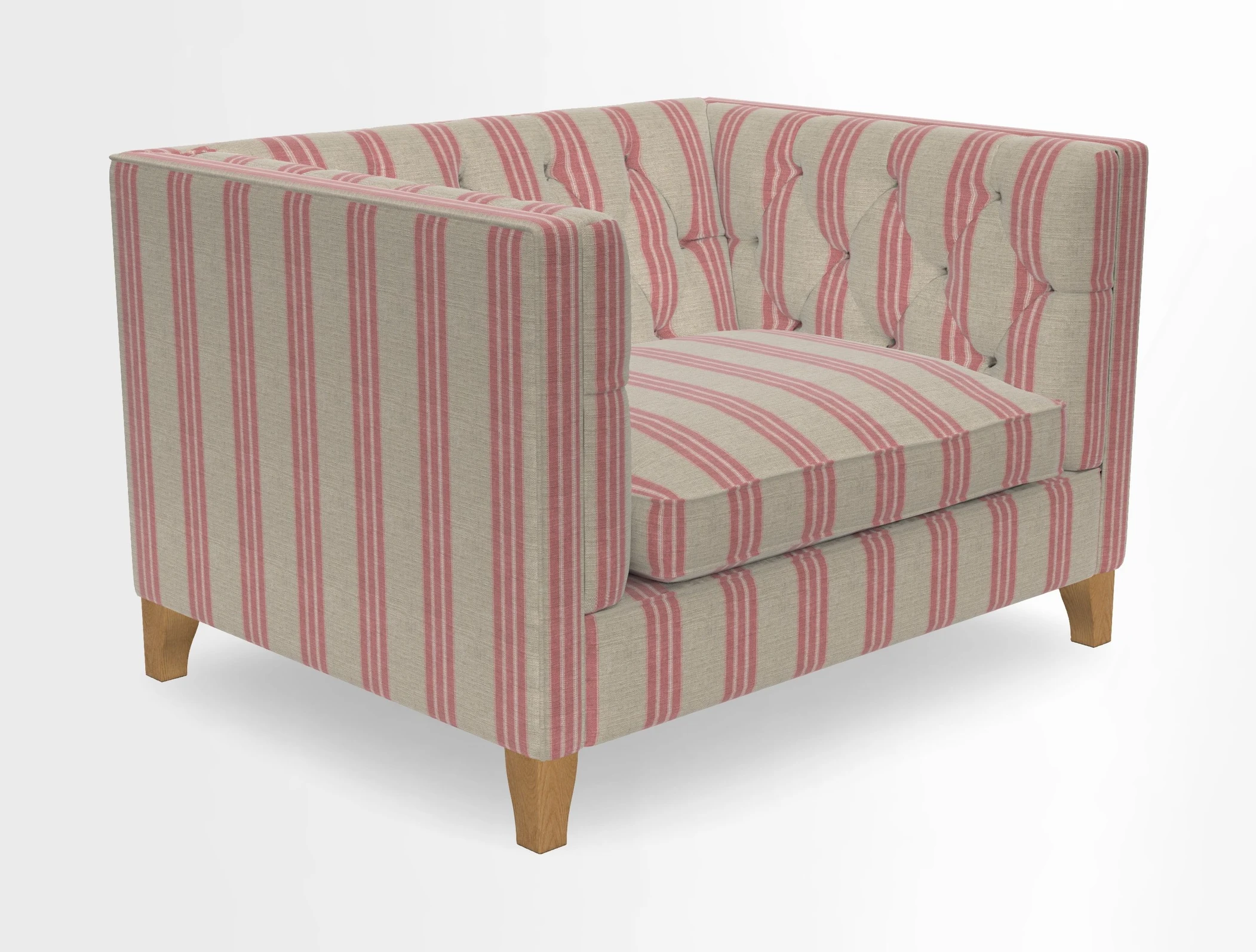 Haresfield Snuggler Dipped Arms in Mohair Lichen Seat Cushion in RHS Gertrude Jekyll Meadow Flower Olive and Scatters in RHS Gertrude Jekyll Folklore Olive