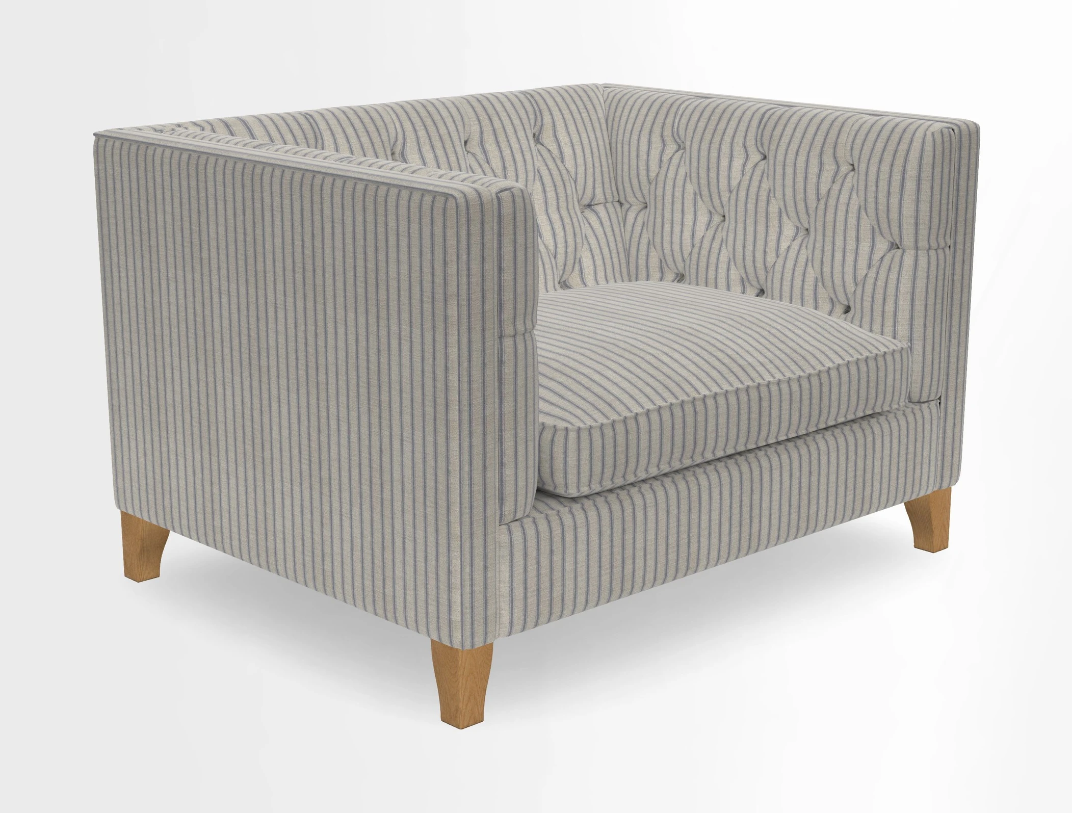 Haresfield Snuggler Dipped Arms in Mohair Lichen Seat Cushion in RHS Gertrude Jekyll Meadow Flower Olive and Scatters in RHS Gertrude Jekyll Folklore Olive