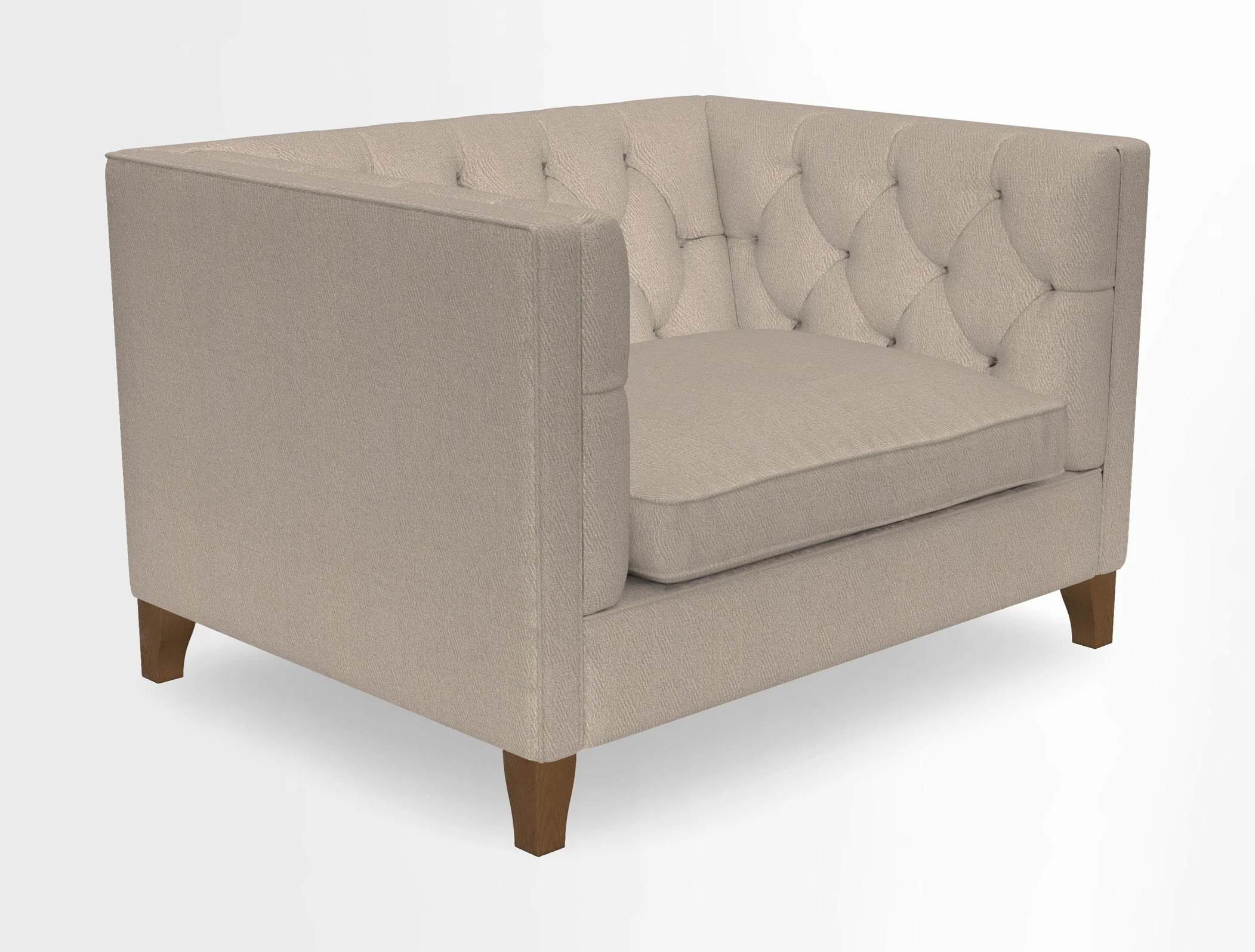 Haresfield Snuggler Dipped Arms in Mohair Lichen Seat Cushion in RHS Gertrude Jekyll Meadow Flower Olive and Scatters in RHS Gertrude Jekyll Folklore Olive