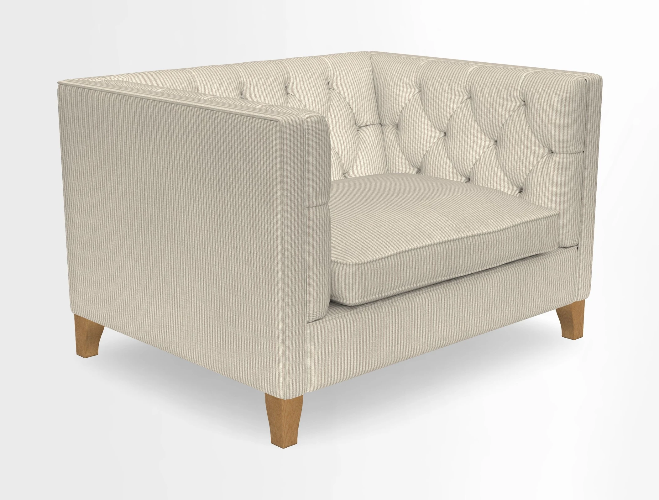 Haresfield Snuggler Dipped Arms in Mohair Lichen Seat Cushion in RHS Gertrude Jekyll Meadow Flower Olive and Scatters in RHS Gertrude Jekyll Folklore Olive