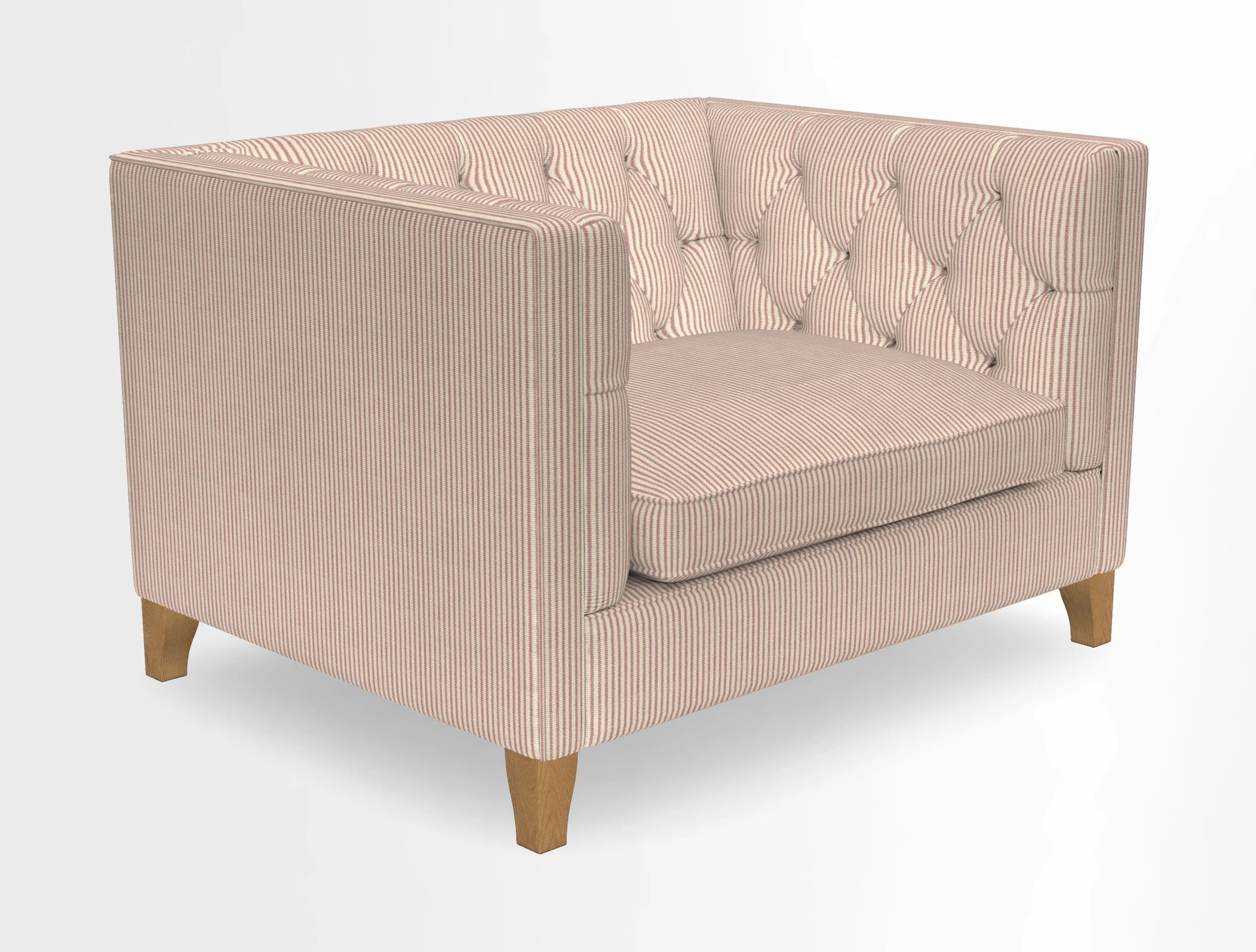 Haresfield Snuggler Dipped Arms in Mohair Lichen Seat Cushion in RHS Gertrude Jekyll Meadow Flower Olive and Scatters in RHS Gertrude Jekyll Folklore Olive