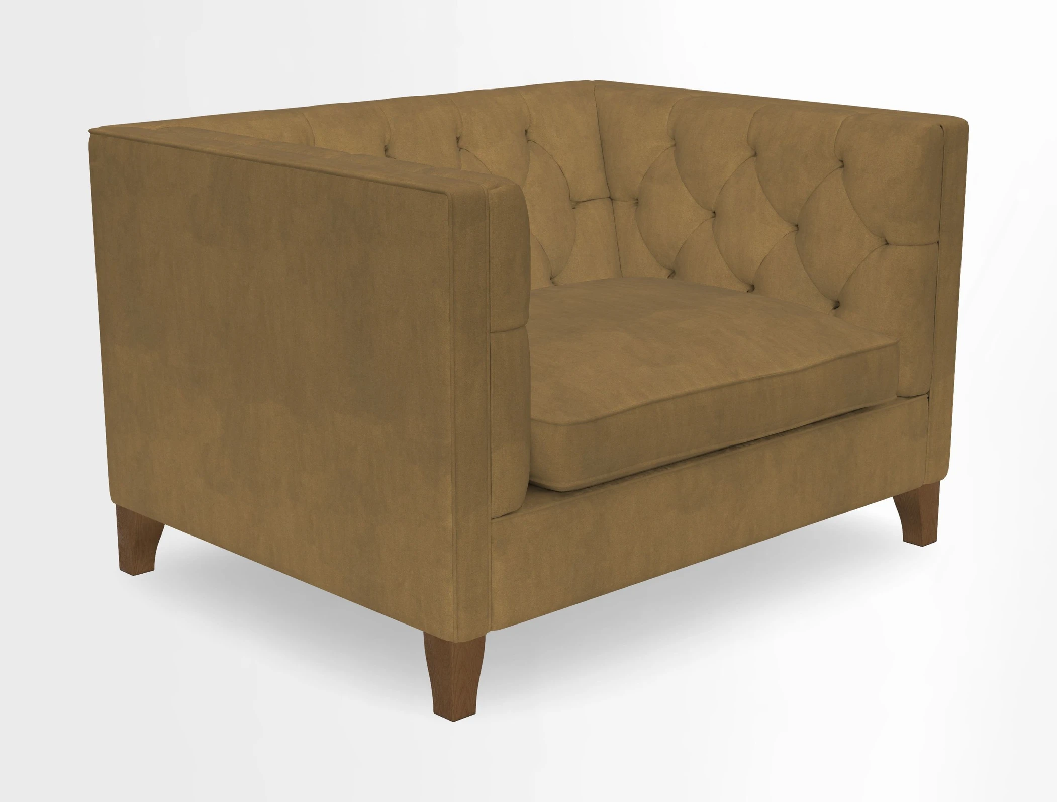 Haresfield Snuggler Dipped Arms in Mohair Lichen Seat Cushion in RHS Gertrude Jekyll Meadow Flower Olive and Scatters in RHS Gertrude Jekyll Folklore Olive