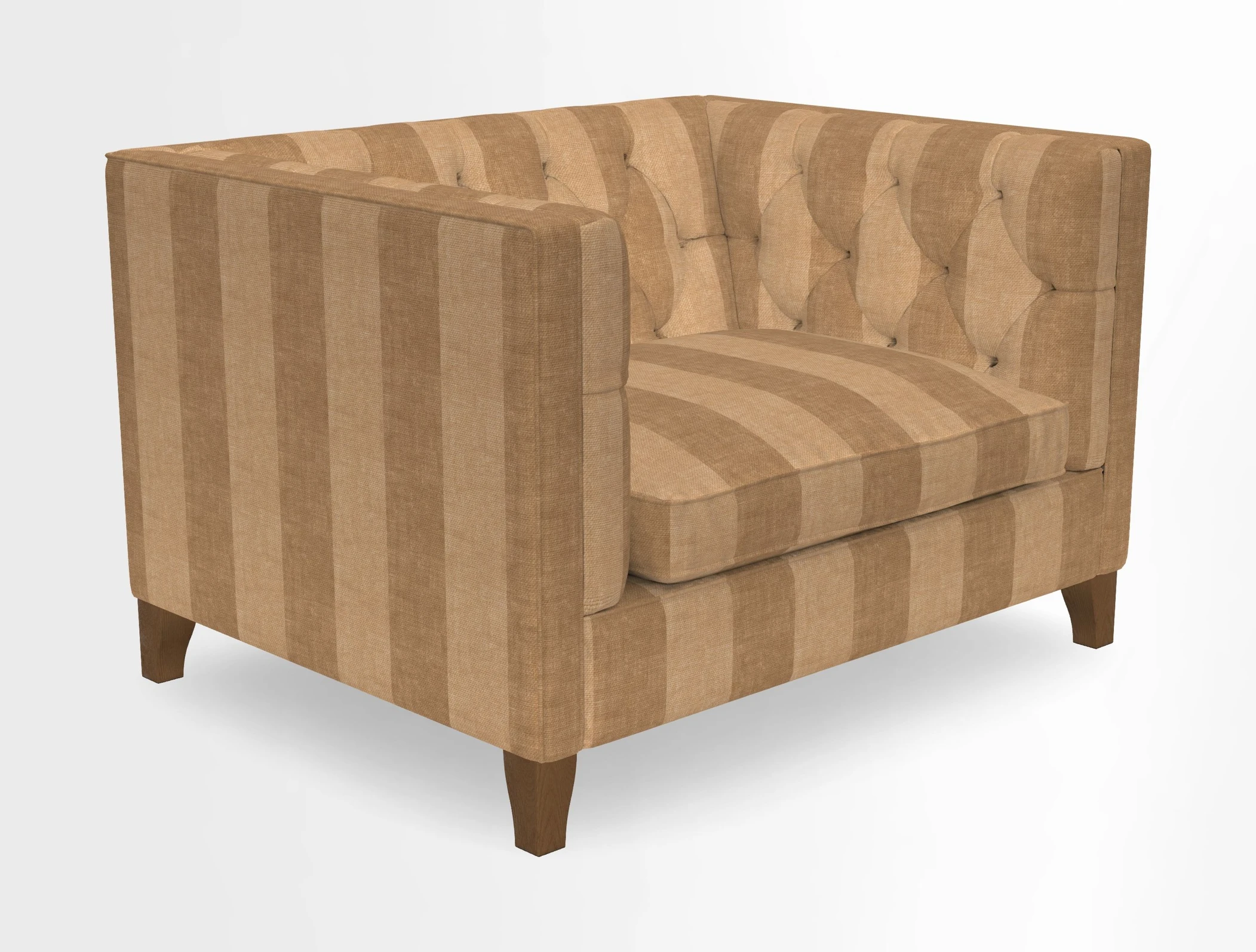 Haresfield Snuggler Dipped Arms in Mohair Lichen Seat Cushion in RHS Gertrude Jekyll Meadow Flower Olive and Scatters in RHS Gertrude Jekyll Folklore Olive