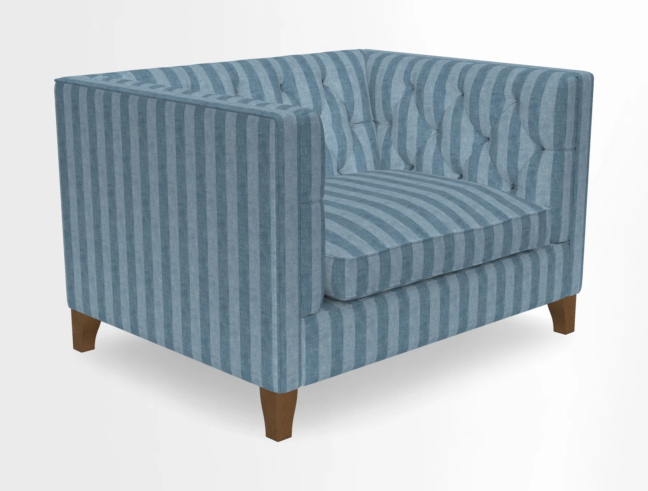 Haresfield Snuggler Dipped Arms in Mohair Lichen Seat Cushion in RHS Gertrude Jekyll Meadow Flower Olive and Scatters in RHS Gertrude Jekyll Folklore Olive