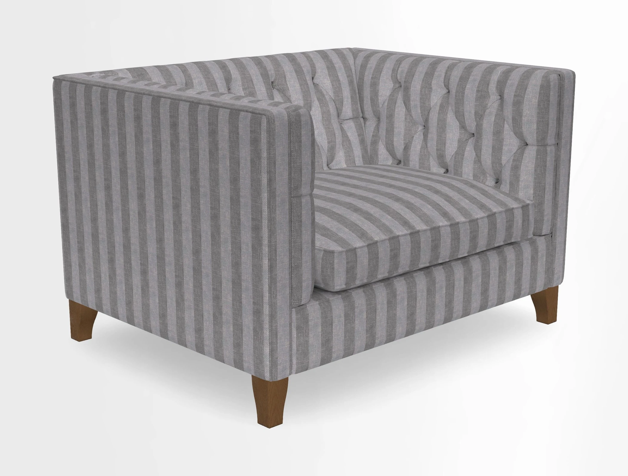 Haresfield Snuggler Dipped Arms in Mohair Lichen Seat Cushion in RHS Gertrude Jekyll Meadow Flower Olive and Scatters in RHS Gertrude Jekyll Folklore Olive