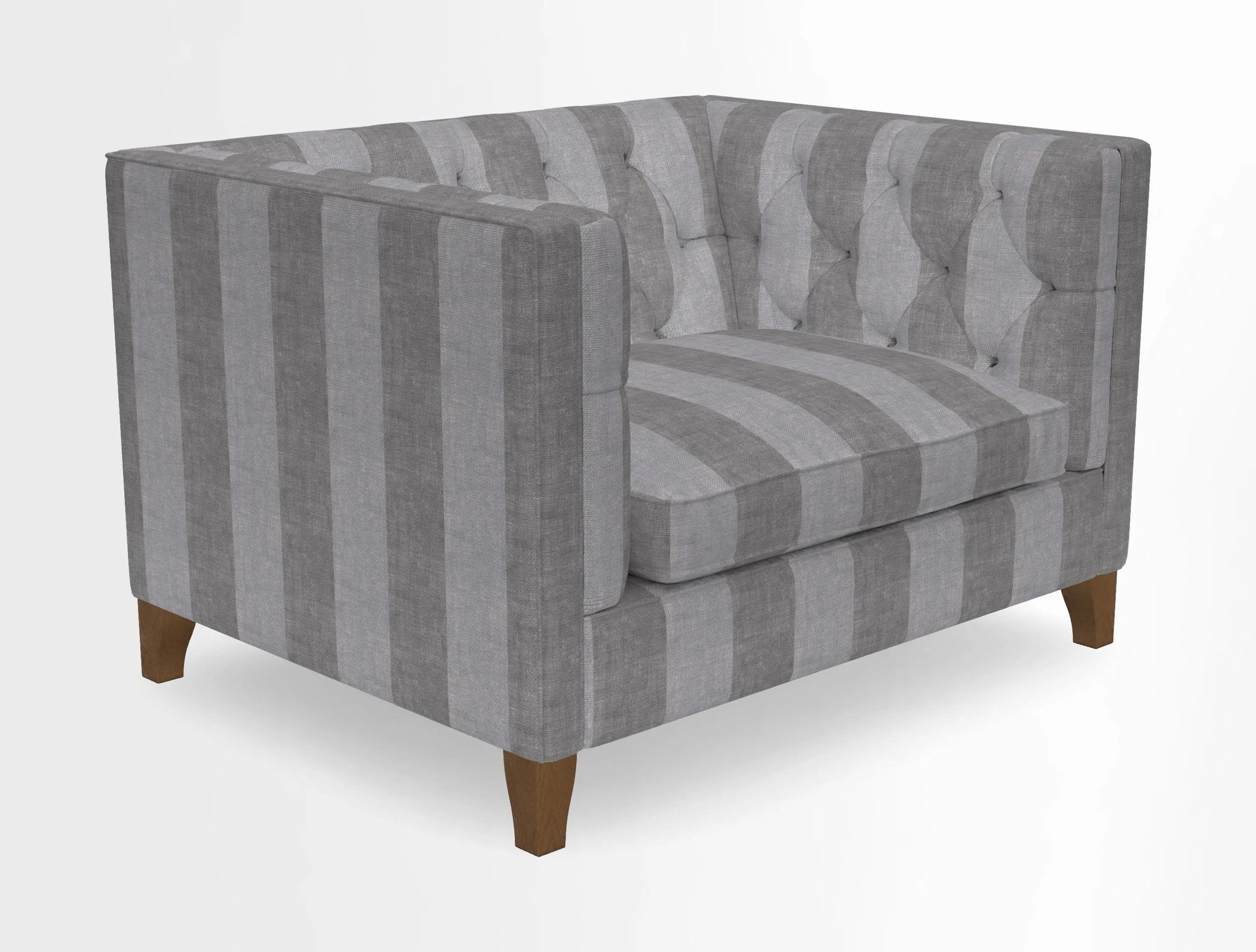 Haresfield Snuggler Dipped Arms in Mohair Lichen Seat Cushion in RHS Gertrude Jekyll Meadow Flower Olive and Scatters in RHS Gertrude Jekyll Folklore Olive