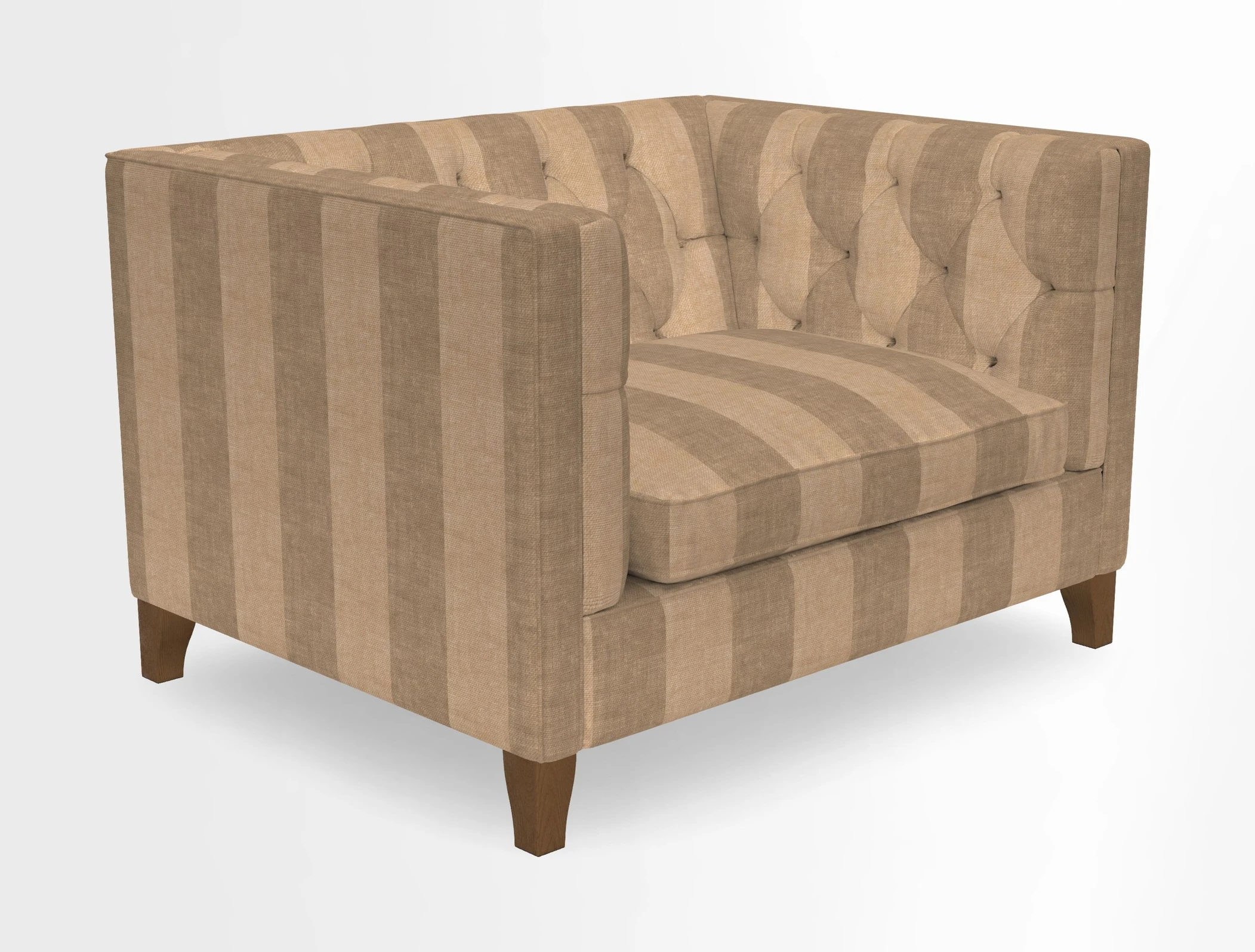 Haresfield Snuggler Dipped Arms in Mohair Lichen Seat Cushion in RHS Gertrude Jekyll Meadow Flower Olive and Scatters in RHS Gertrude Jekyll Folklore Olive