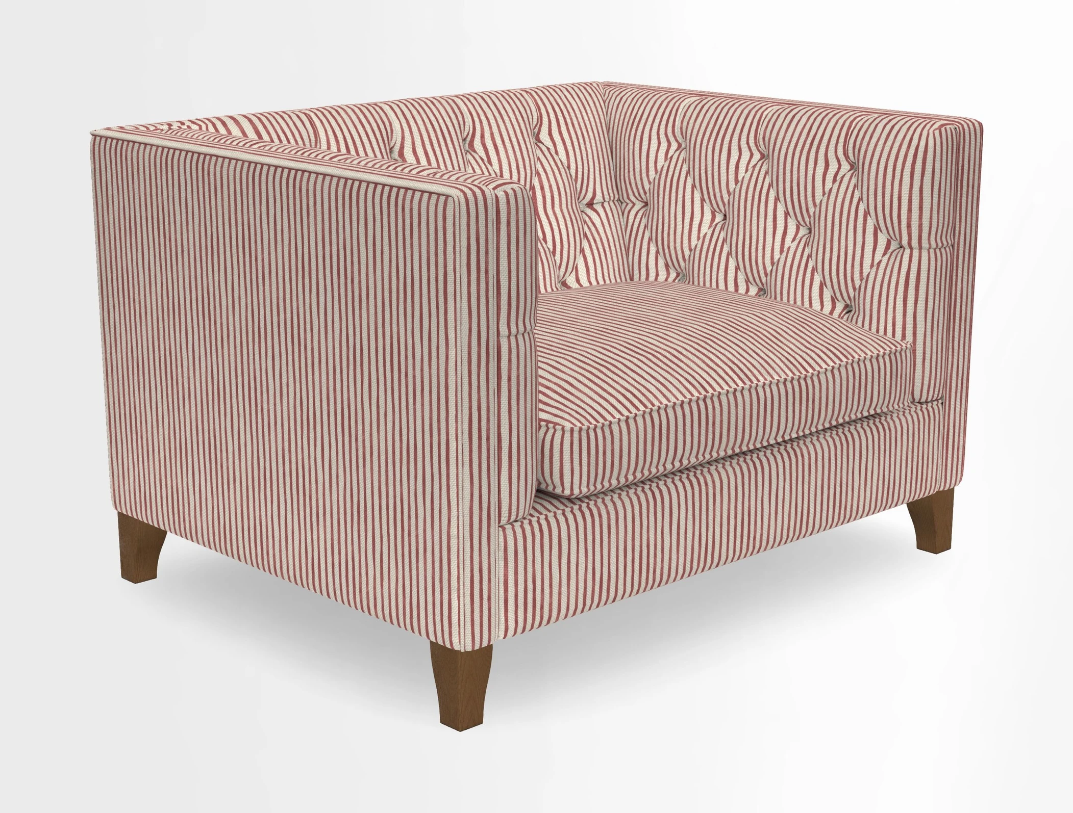 Haresfield Snuggler Dipped Arms in Mohair Lichen Seat Cushion in RHS Gertrude Jekyll Meadow Flower Olive and Scatters in RHS Gertrude Jekyll Folklore Olive