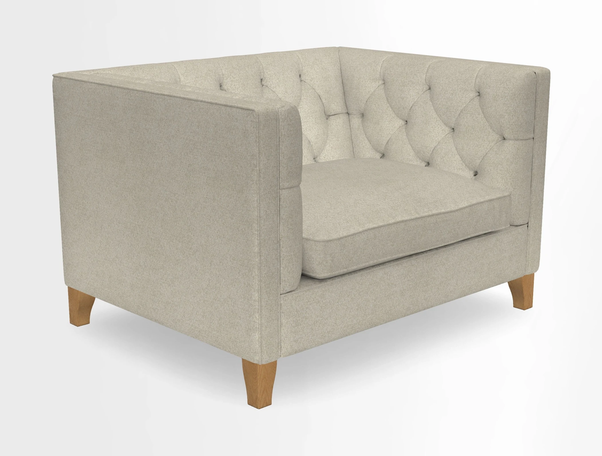 Haresfield Snuggler Dipped Arms in Mohair Lichen Seat Cushion in RHS Gertrude Jekyll Meadow Flower Olive and Scatters in RHS Gertrude Jekyll Folklore Olive