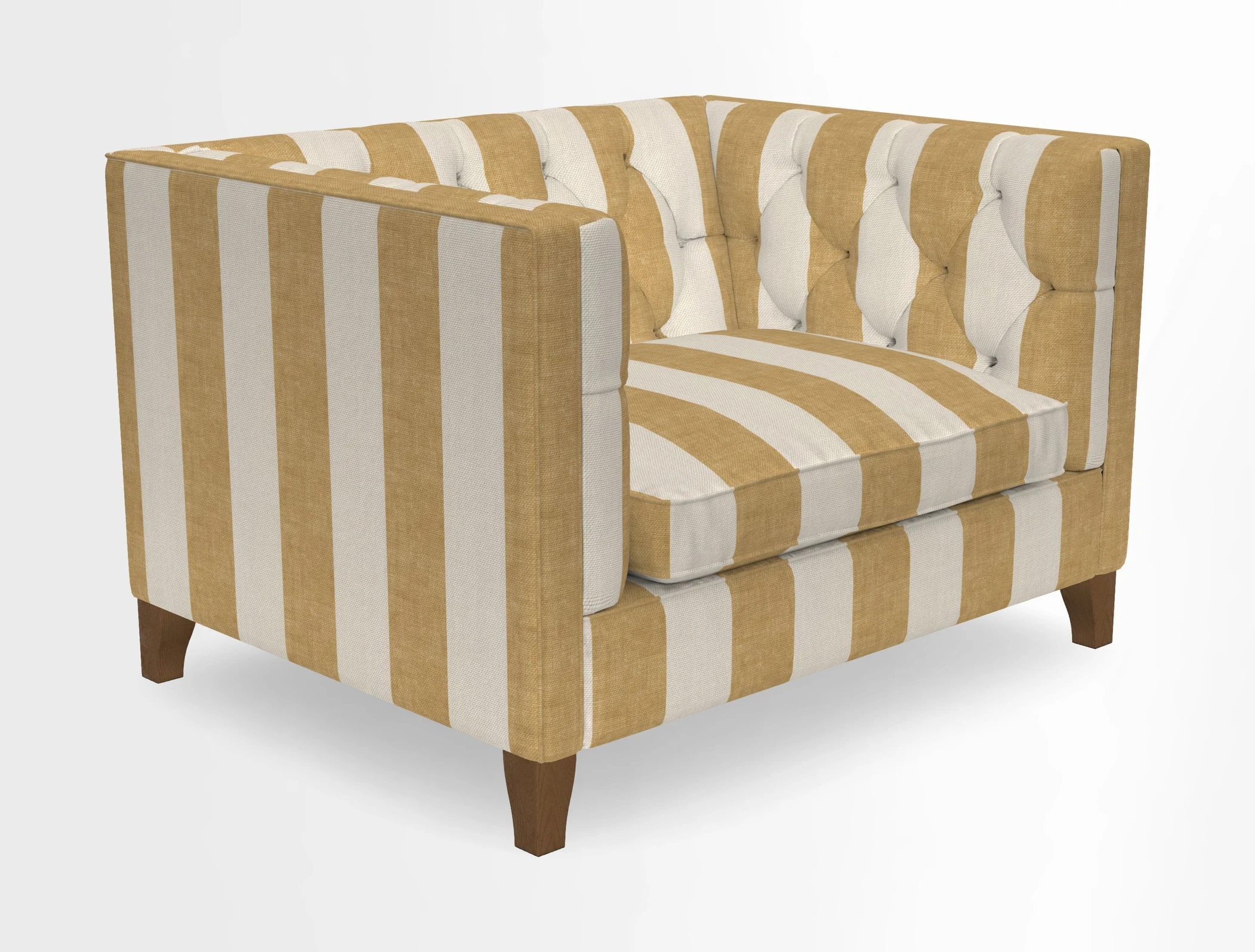 Haresfield Snuggler Dipped Arms in Mohair Lichen Seat Cushion in RHS Gertrude Jekyll Meadow Flower Olive and Scatters in RHS Gertrude Jekyll Folklore Olive