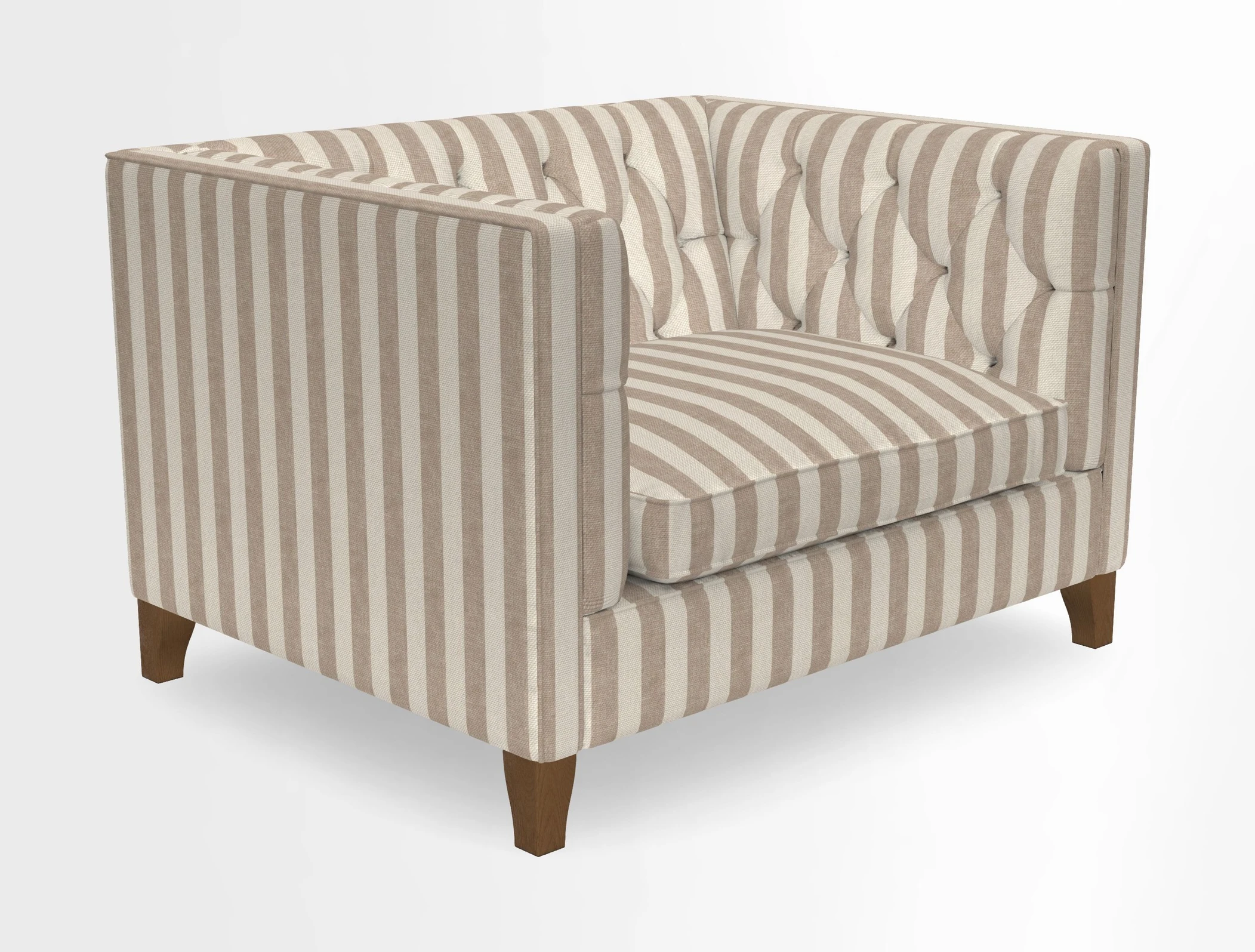 Haresfield Snuggler Dipped Arms in Mohair Lichen Seat Cushion in RHS Gertrude Jekyll Meadow Flower Olive and Scatters in RHS Gertrude Jekyll Folklore Olive