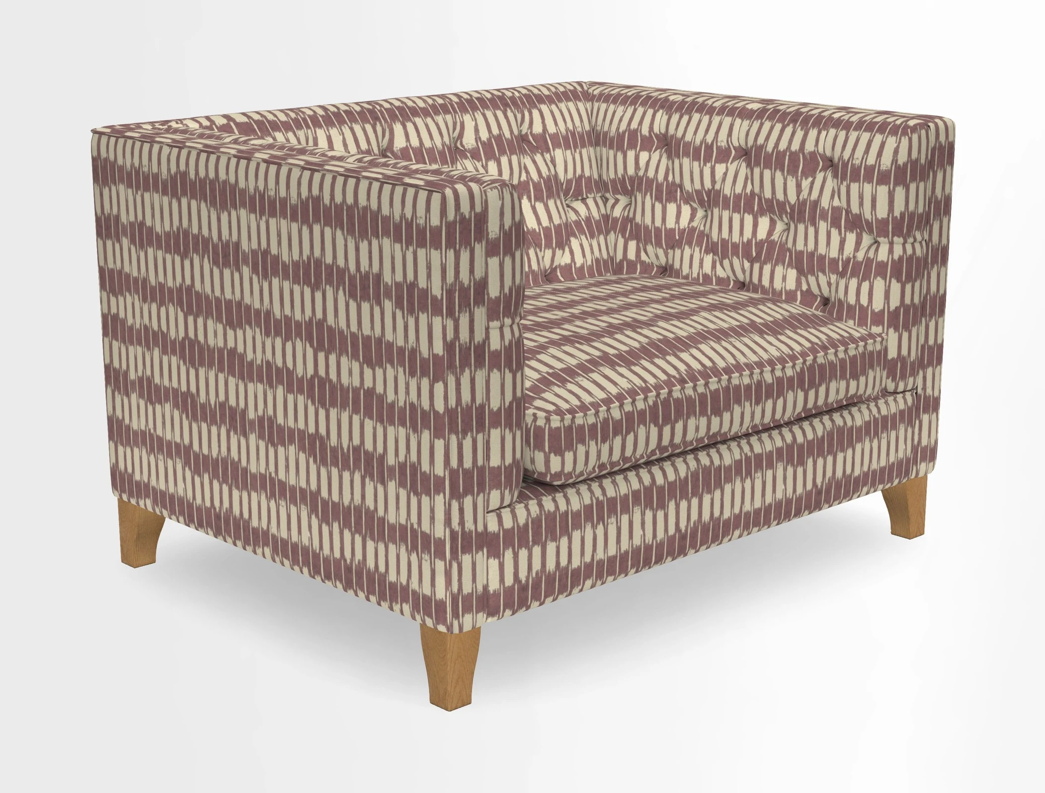 Haresfield Snuggler Dipped Arms in Mohair Lichen Seat Cushion in RHS Gertrude Jekyll Meadow Flower Olive and Scatters in RHS Gertrude Jekyll Folklore Olive