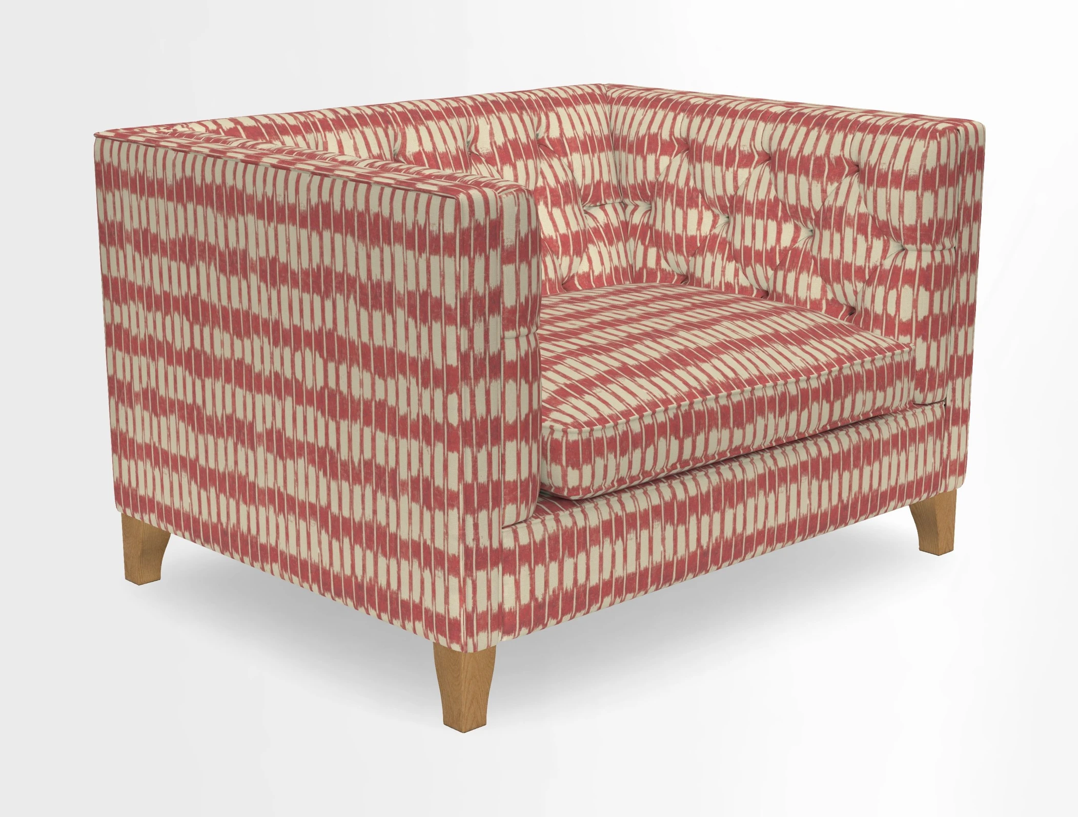 Haresfield Snuggler Dipped Arms in Mohair Lichen Seat Cushion in RHS Gertrude Jekyll Meadow Flower Olive and Scatters in RHS Gertrude Jekyll Folklore Olive
