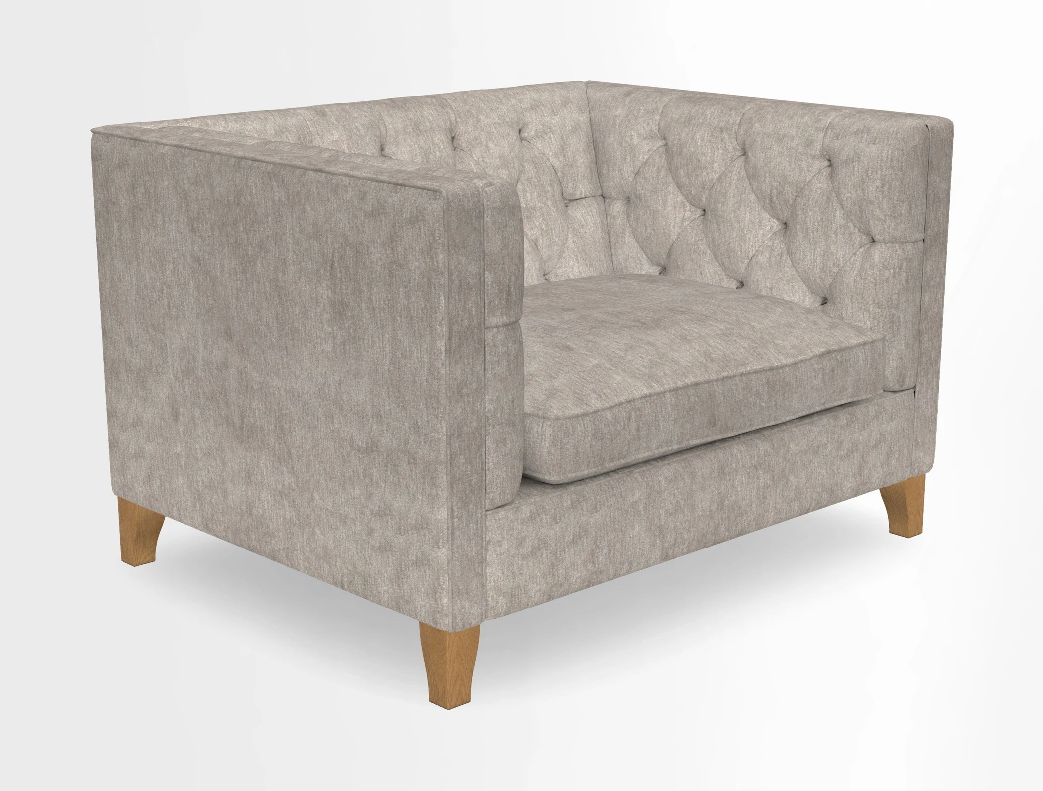 Haresfield Snuggler Dipped Arms in Mohair Lichen Seat Cushion in RHS Gertrude Jekyll Meadow Flower Olive and Scatters in RHS Gertrude Jekyll Folklore Olive
