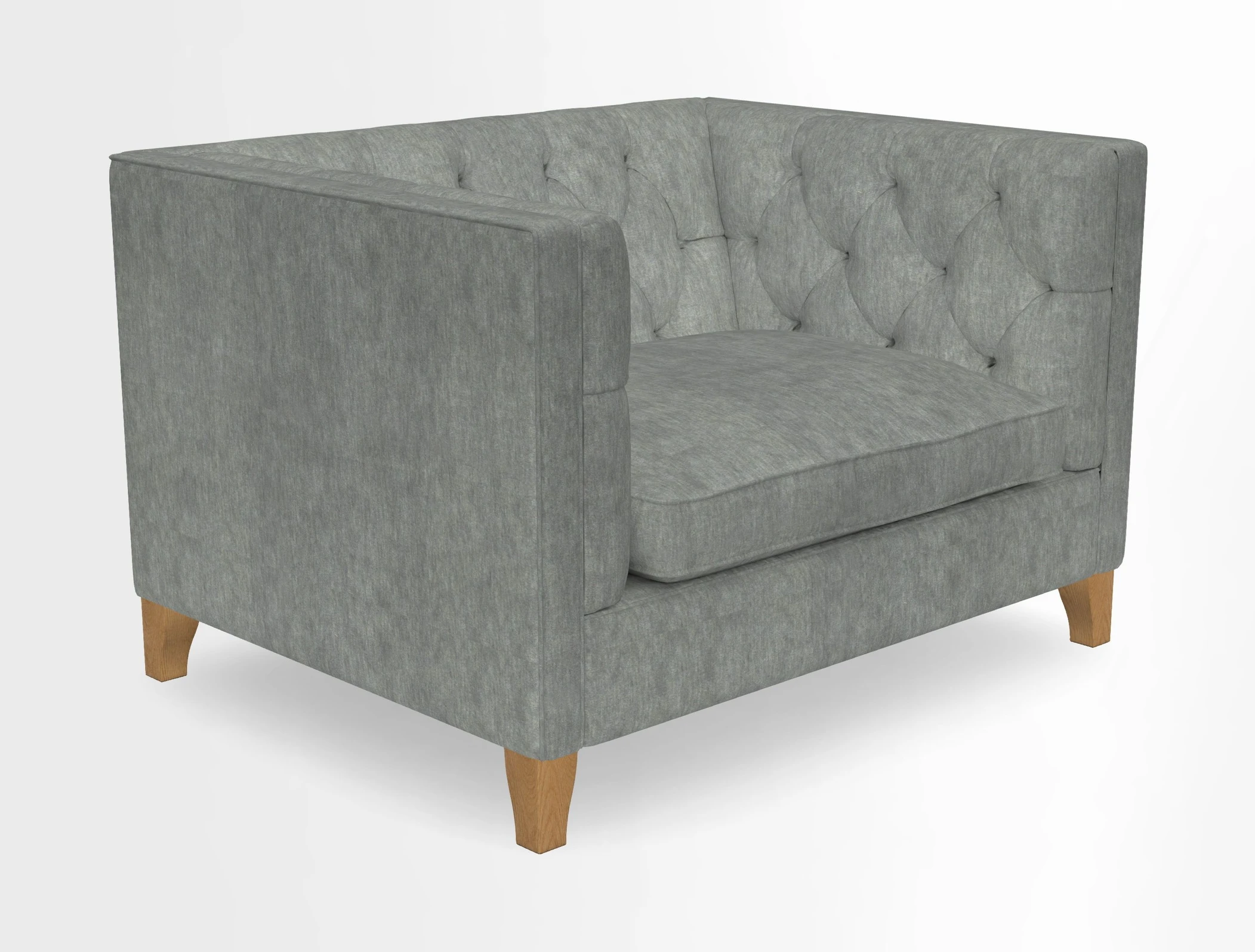 Haresfield Snuggler Dipped Arms in Mohair Lichen Seat Cushion in RHS Gertrude Jekyll Meadow Flower Olive and Scatters in RHS Gertrude Jekyll Folklore Olive