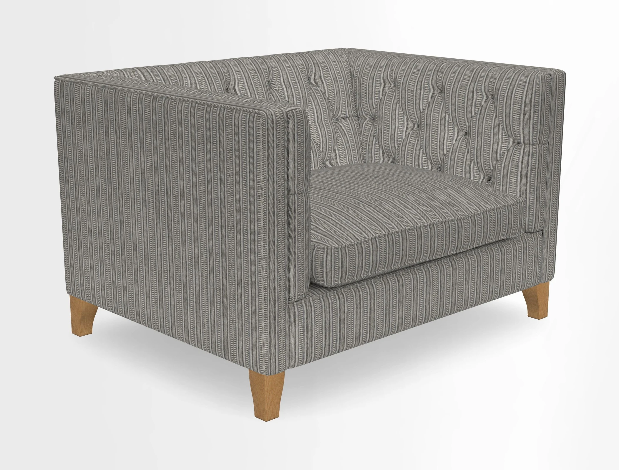 Haresfield Snuggler Dipped Arms in Mohair Lichen Seat Cushion in RHS Gertrude Jekyll Meadow Flower Olive and Scatters in RHS Gertrude Jekyll Folklore Olive