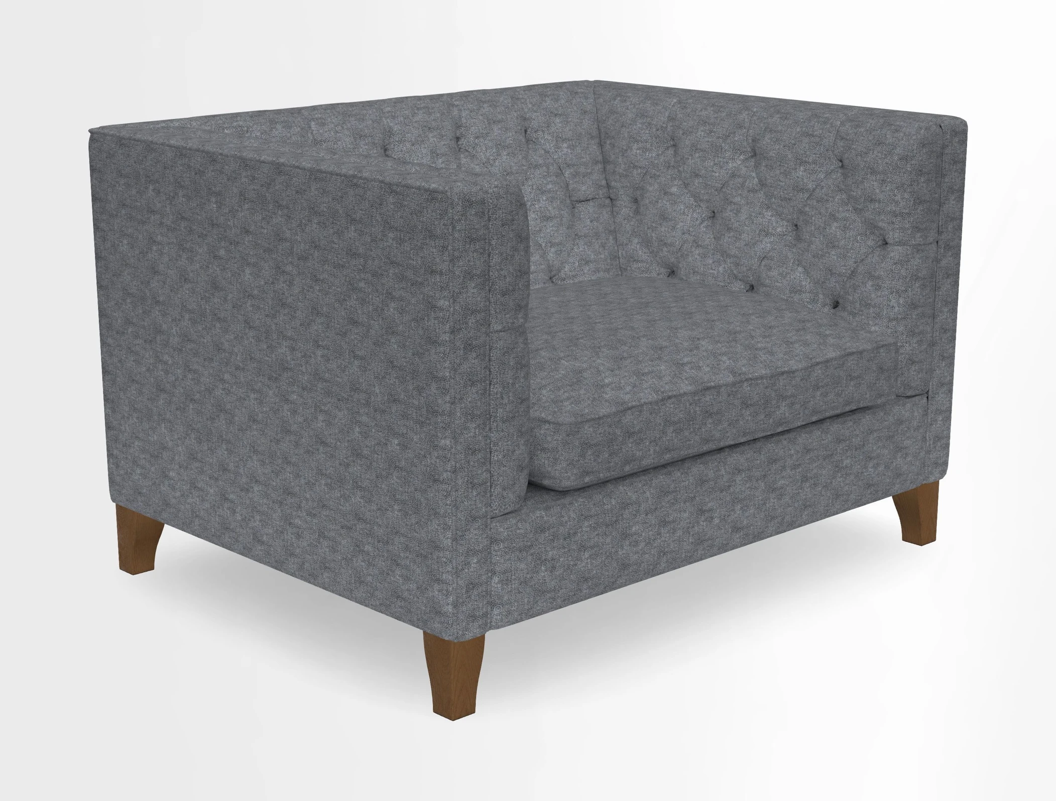 Haresfield Snuggler Dipped Arms in Mohair Lichen Seat Cushion in RHS Gertrude Jekyll Meadow Flower Olive and Scatters in RHS Gertrude Jekyll Folklore Olive