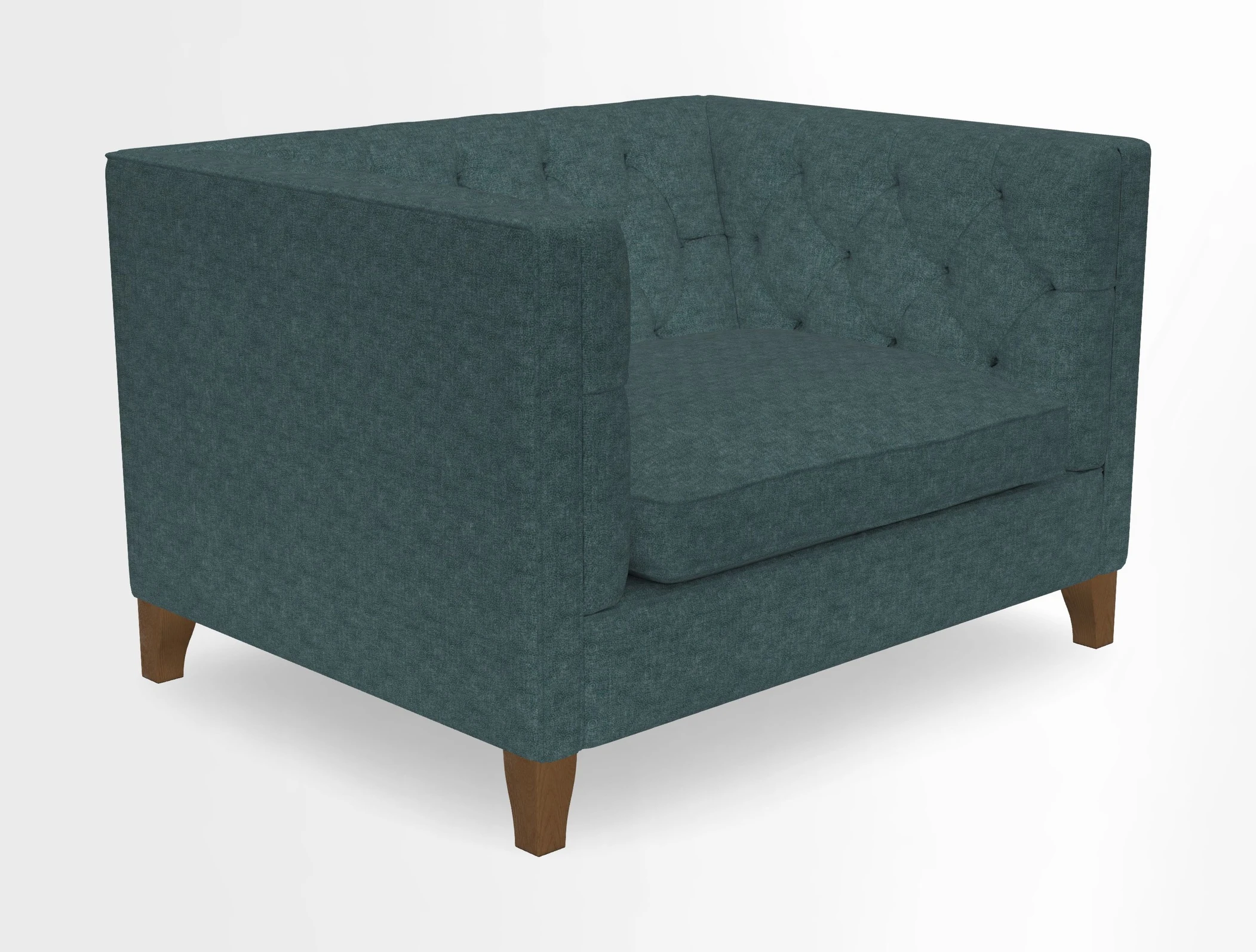 Haresfield Snuggler Dipped Arms in Mohair Lichen Seat Cushion in RHS Gertrude Jekyll Meadow Flower Olive and Scatters in RHS Gertrude Jekyll Folklore Olive