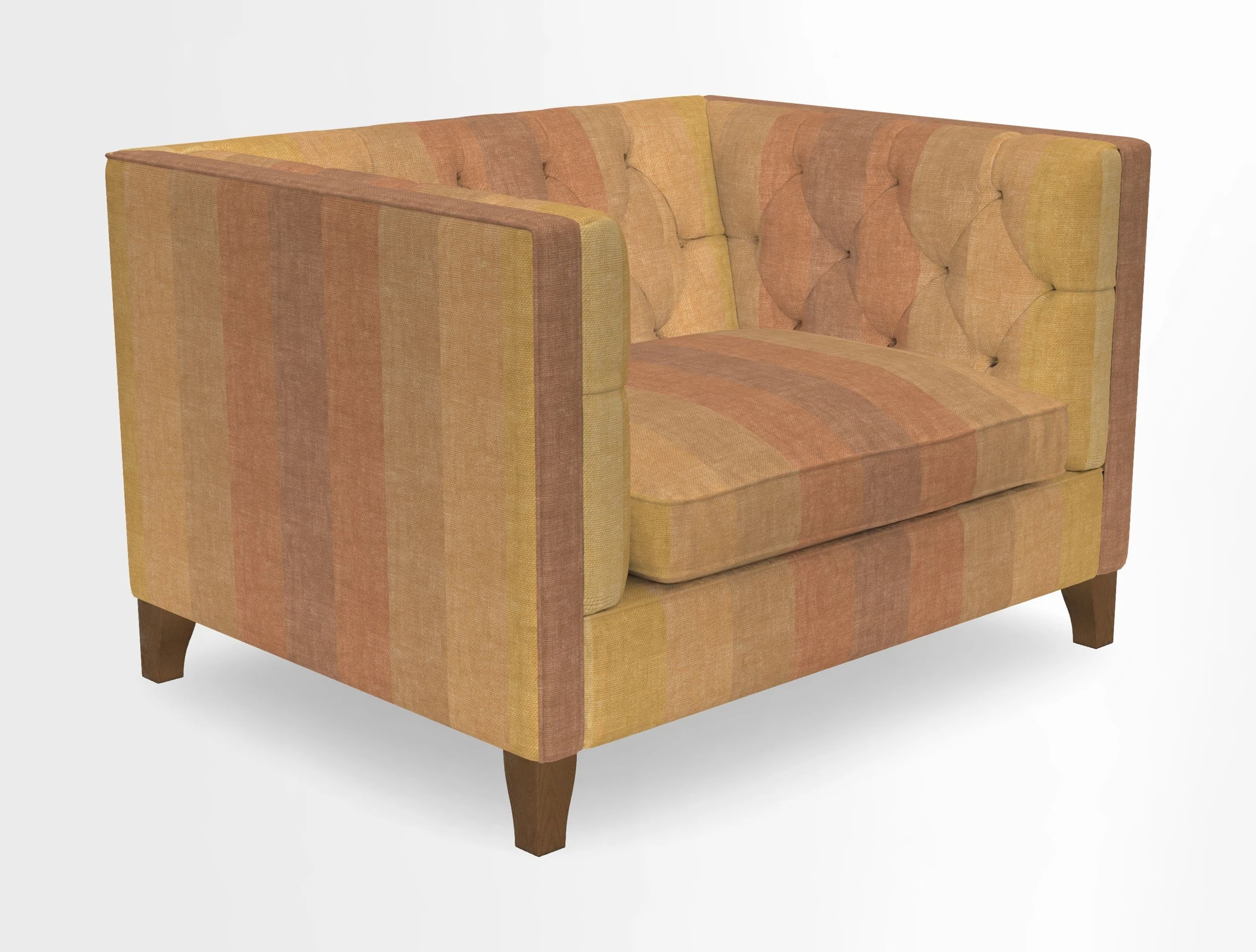 Haresfield Snuggler Dipped Arms in Mohair Lichen Seat Cushion in RHS Gertrude Jekyll Meadow Flower Olive and Scatters in RHS Gertrude Jekyll Folklore Olive