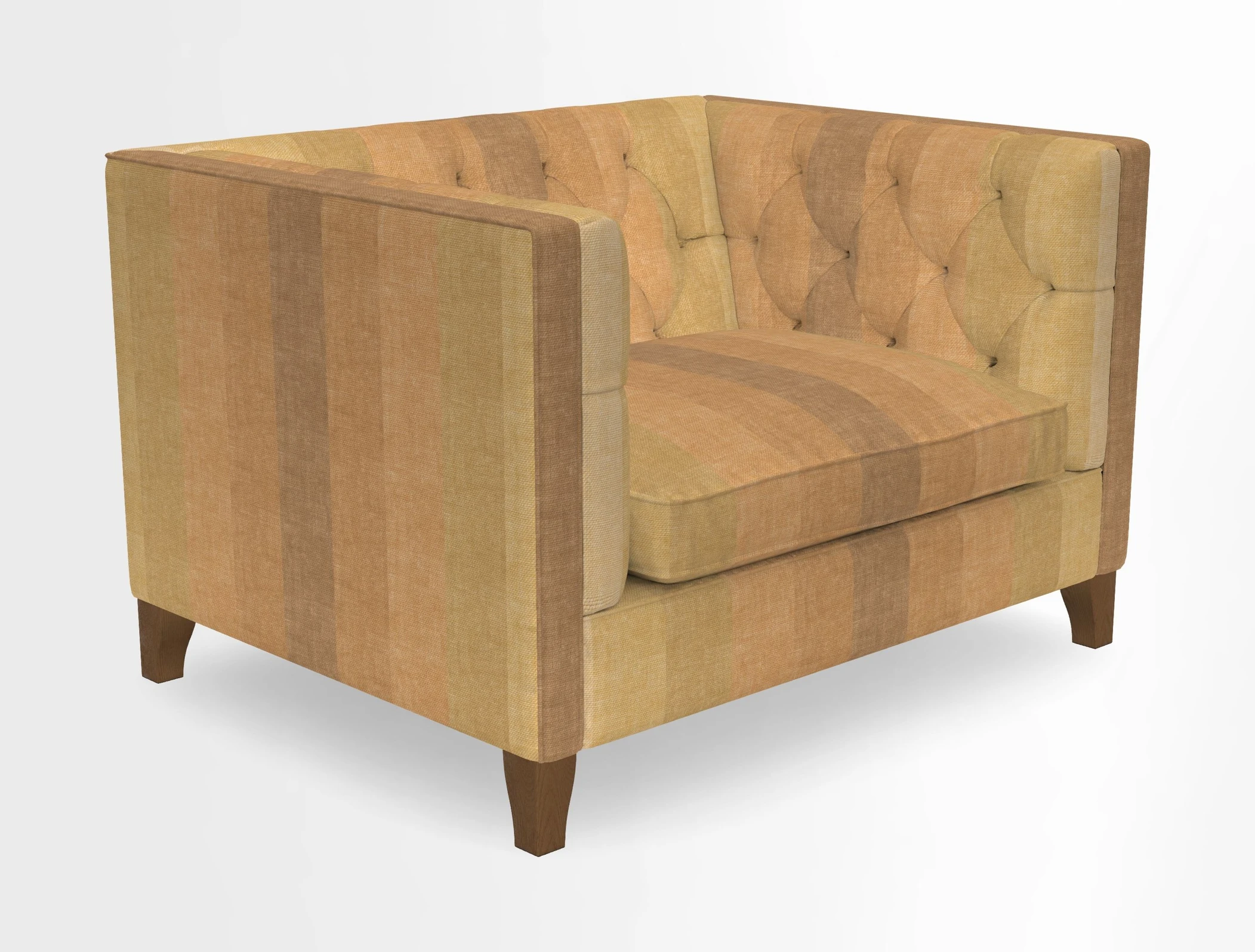 Haresfield Snuggler Dipped Arms in Mohair Lichen Seat Cushion in RHS Gertrude Jekyll Meadow Flower Olive and Scatters in RHS Gertrude Jekyll Folklore Olive