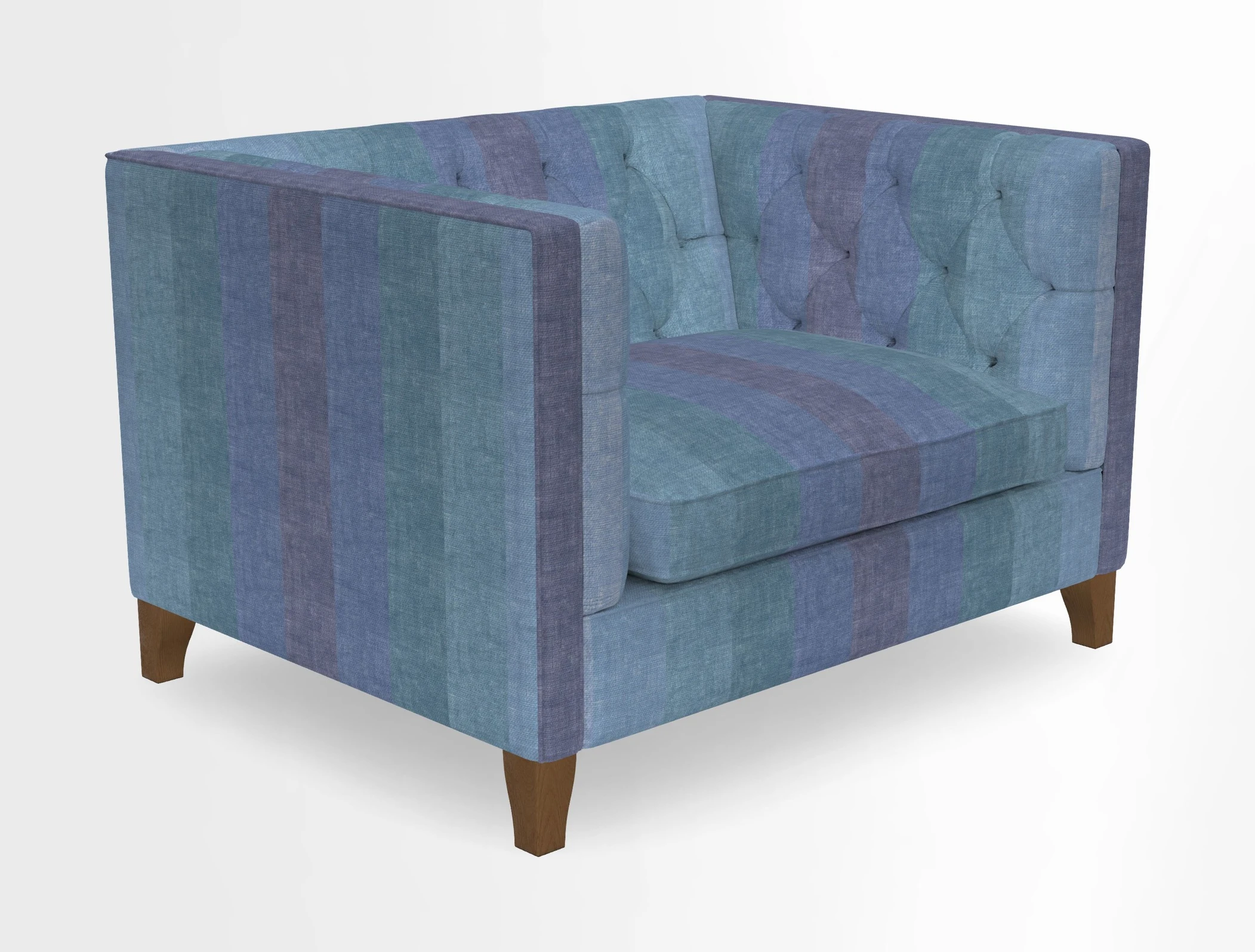 Haresfield Snuggler Dipped Arms in Mohair Lichen Seat Cushion in RHS Gertrude Jekyll Meadow Flower Olive and Scatters in RHS Gertrude Jekyll Folklore Olive