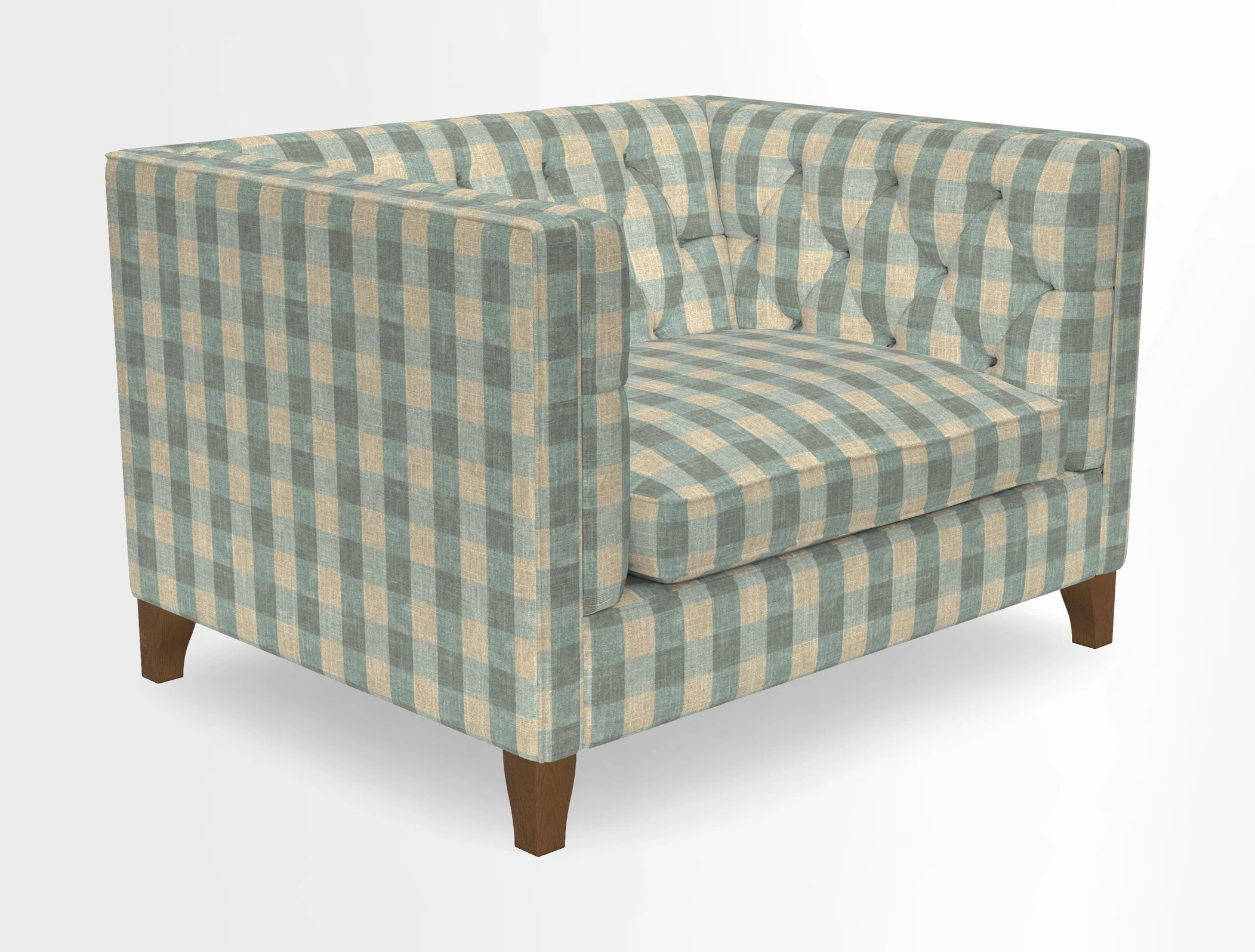 Haresfield Snuggler Dipped Arms in Mohair Lichen Seat Cushion in RHS Gertrude Jekyll Meadow Flower Olive and Scatters in RHS Gertrude Jekyll Folklore Olive