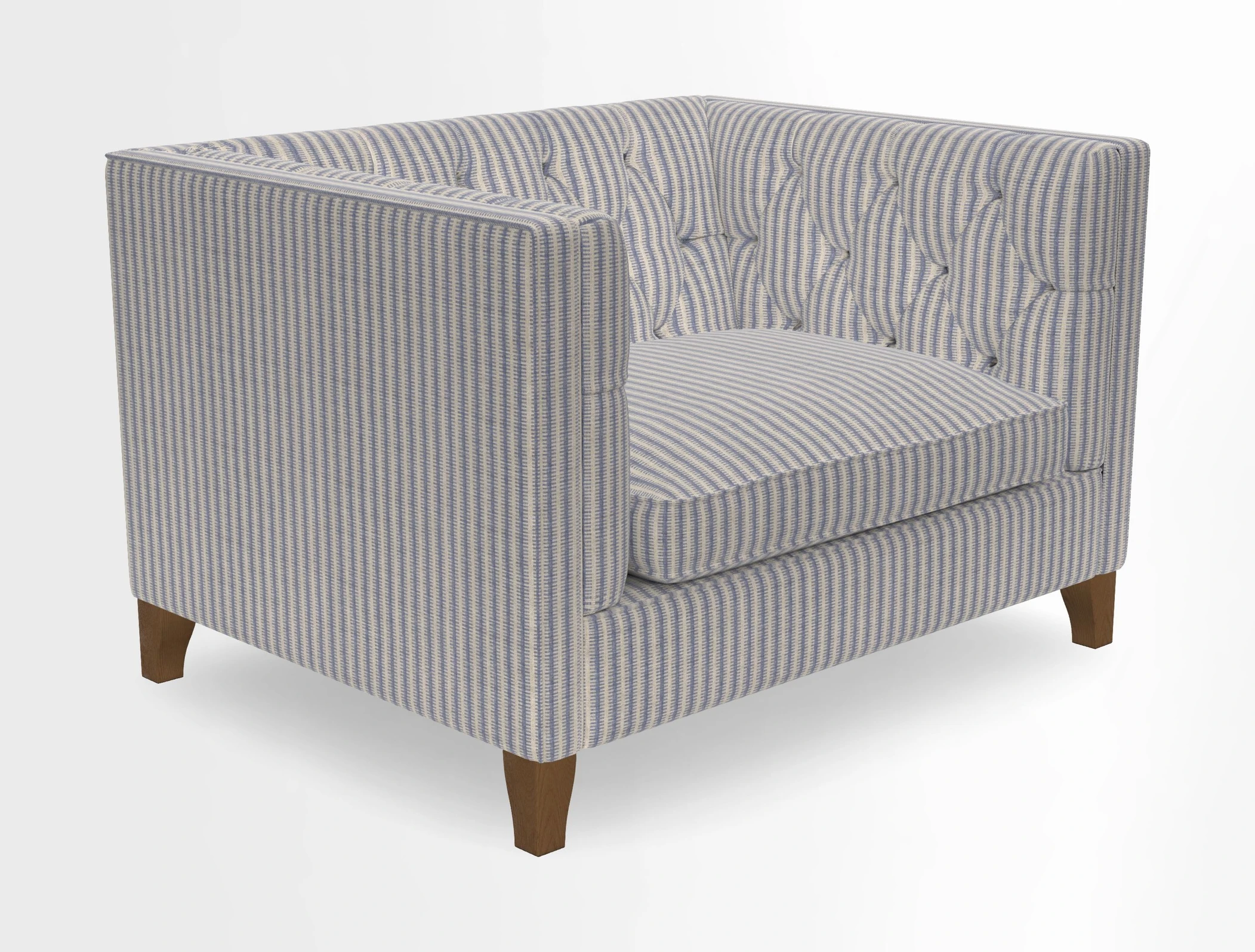 Haresfield Snuggler Dipped Arms in Mohair Lichen Seat Cushion in RHS Gertrude Jekyll Meadow Flower Olive and Scatters in RHS Gertrude Jekyll Folklore Olive