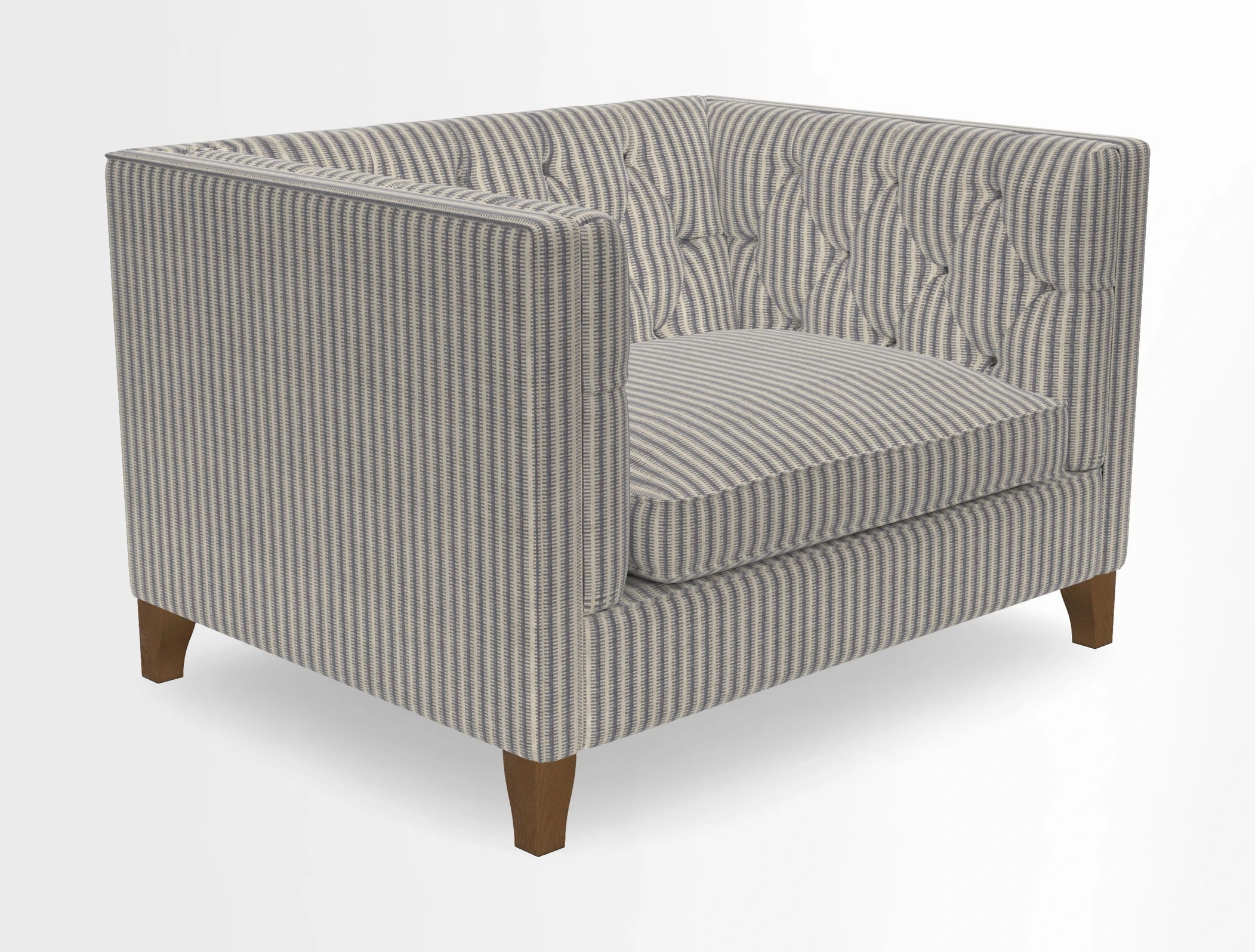 Haresfield Snuggler Dipped Arms in Mohair Lichen Seat Cushion in RHS Gertrude Jekyll Meadow Flower Olive and Scatters in RHS Gertrude Jekyll Folklore Olive