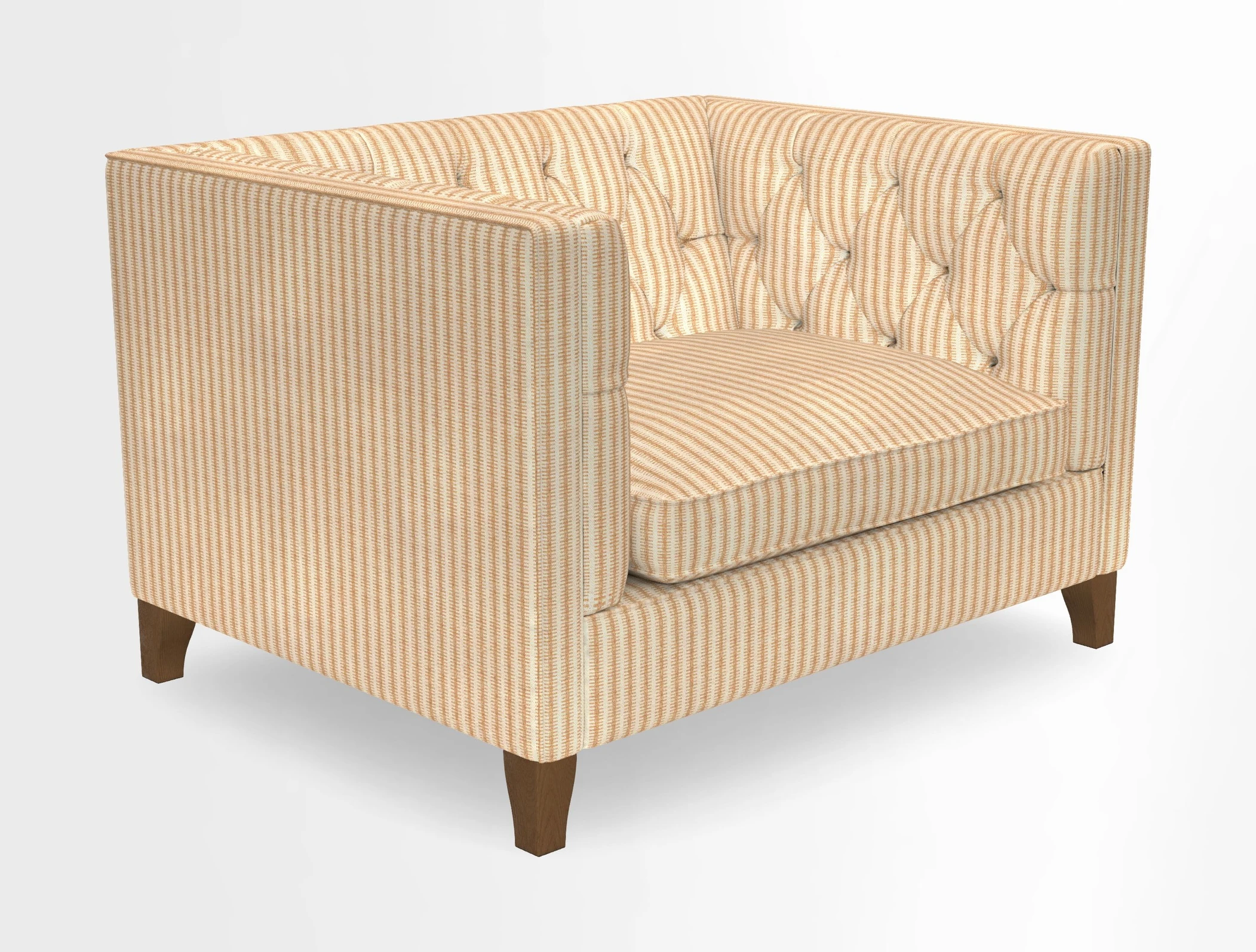 Haresfield Snuggler Dipped Arms in Mohair Lichen Seat Cushion in RHS Gertrude Jekyll Meadow Flower Olive and Scatters in RHS Gertrude Jekyll Folklore Olive