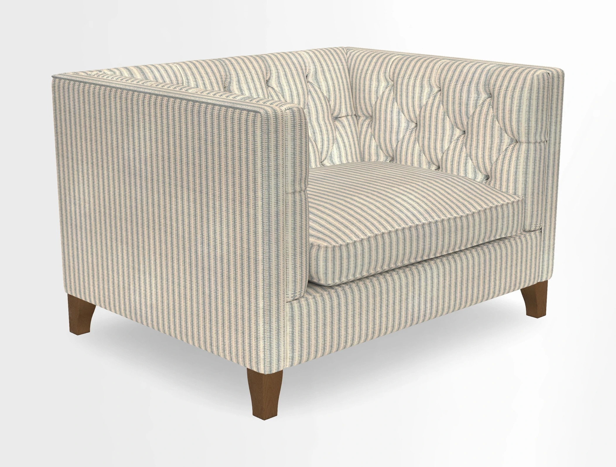 Haresfield Snuggler Dipped Arms in Mohair Lichen Seat Cushion in RHS Gertrude Jekyll Meadow Flower Olive and Scatters in RHS Gertrude Jekyll Folklore Olive
