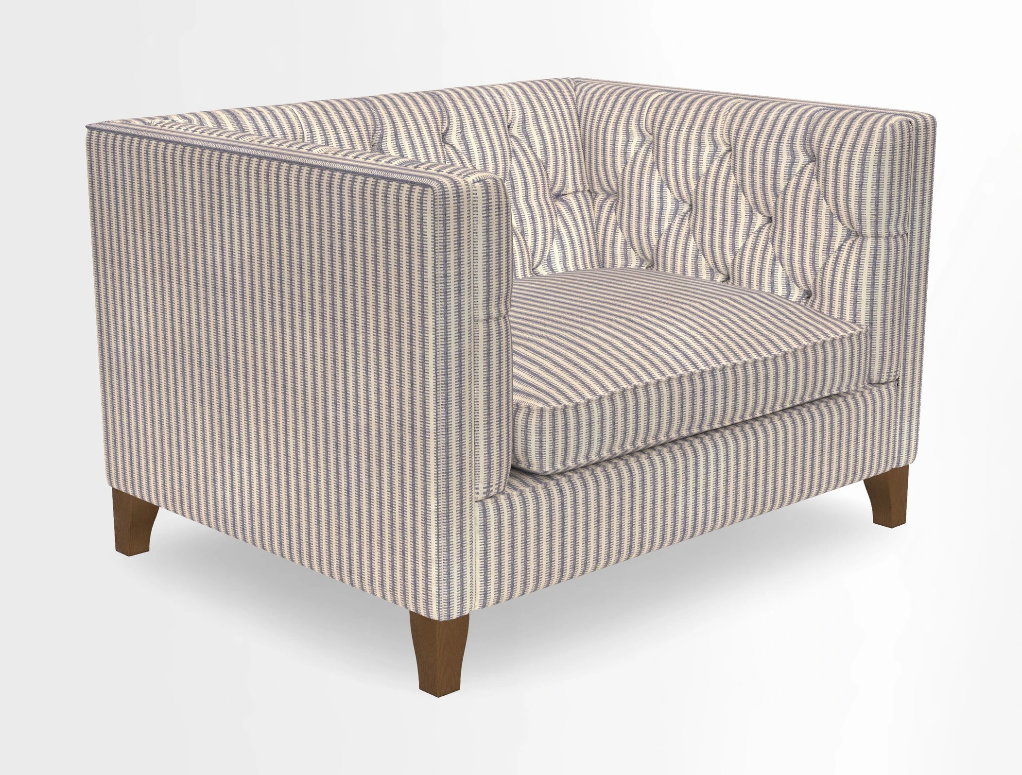 Haresfield Snuggler Dipped Arms in Mohair Lichen Seat Cushion in RHS Gertrude Jekyll Meadow Flower Olive and Scatters in RHS Gertrude Jekyll Folklore Olive
