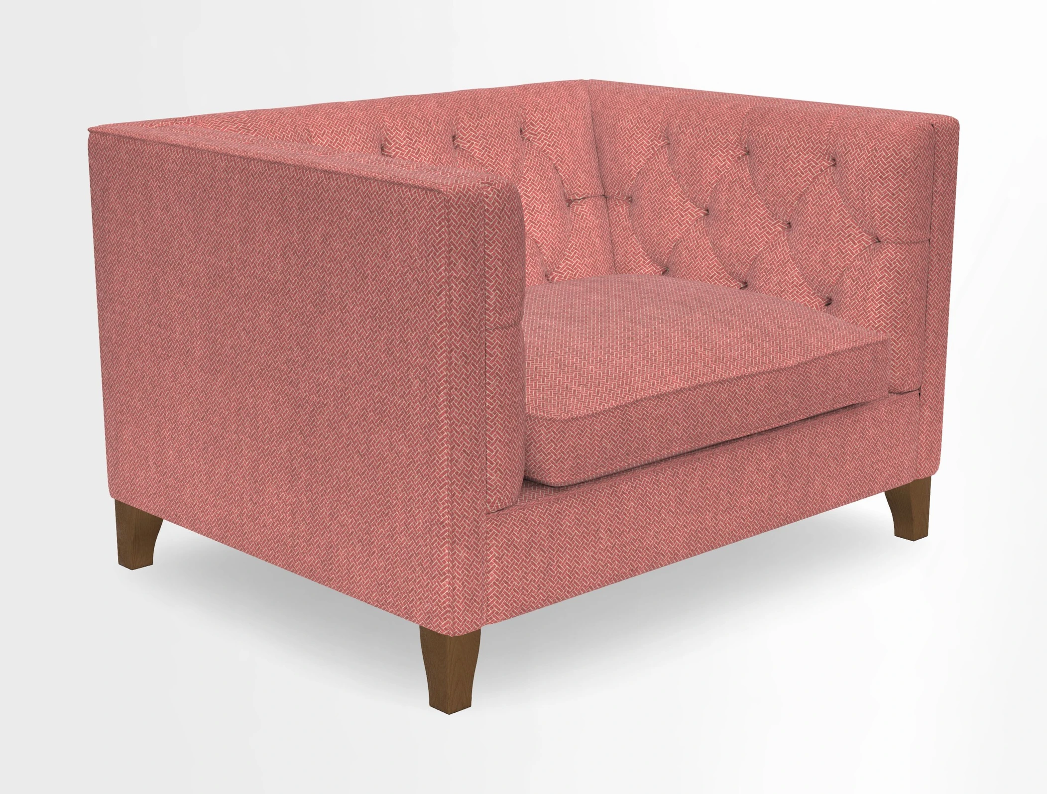 Haresfield Snuggler Dipped Arms in Mohair Lichen Seat Cushion in RHS Gertrude Jekyll Meadow Flower Olive and Scatters in RHS Gertrude Jekyll Folklore Olive