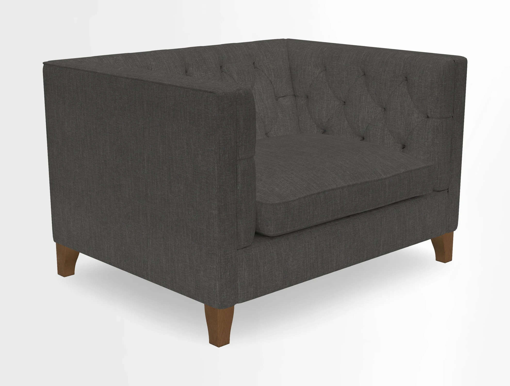 Haresfield Snuggler Dipped Arms in Mohair Lichen Seat Cushion in RHS Gertrude Jekyll Meadow Flower Olive and Scatters in RHS Gertrude Jekyll Folklore Olive