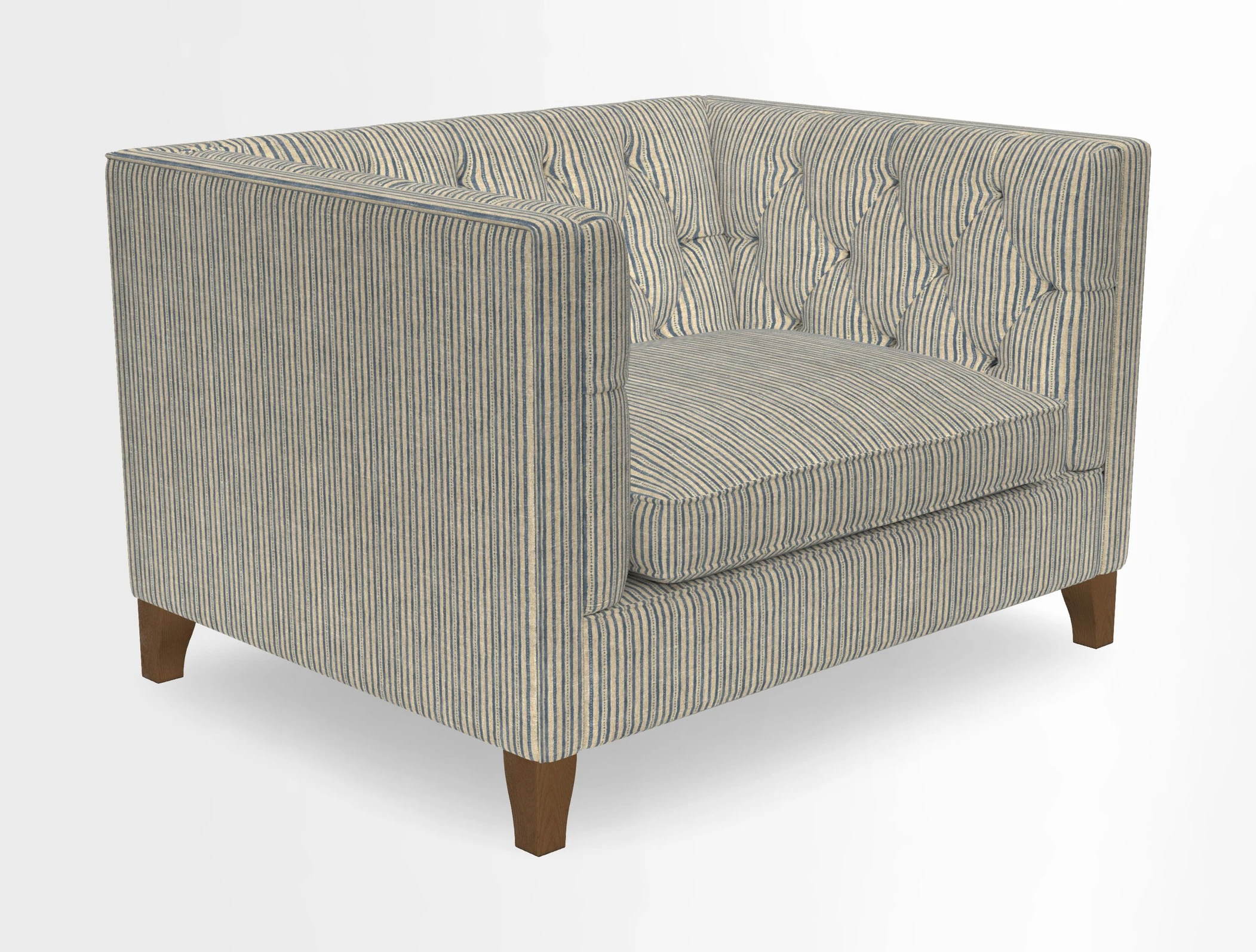 Haresfield Snuggler Dipped Arms in Mohair Lichen Seat Cushion in RHS Gertrude Jekyll Meadow Flower Olive and Scatters in RHS Gertrude Jekyll Folklore Olive