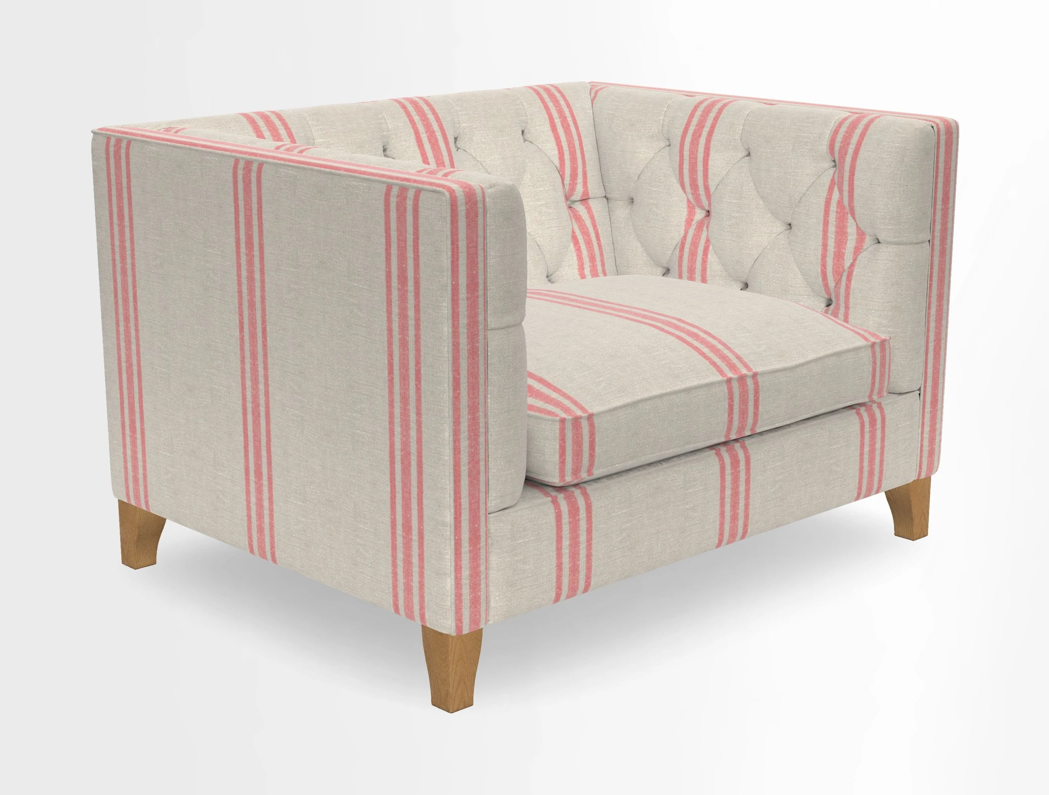 Haresfield Snuggler Dipped Arms in Mohair Lichen Seat Cushion in RHS Gertrude Jekyll Meadow Flower Olive and Scatters in RHS Gertrude Jekyll Folklore Olive