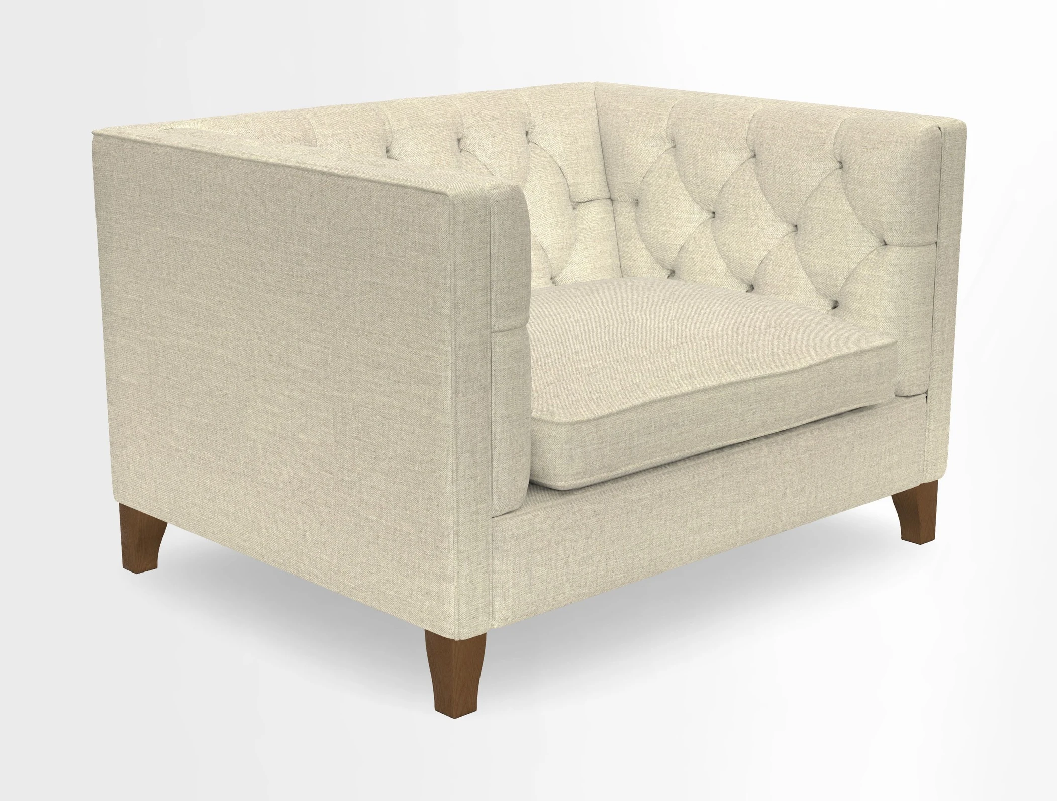 Haresfield Snuggler Dipped Arms in Mohair Lichen Seat Cushion in RHS Gertrude Jekyll Meadow Flower Olive and Scatters in RHS Gertrude Jekyll Folklore Olive