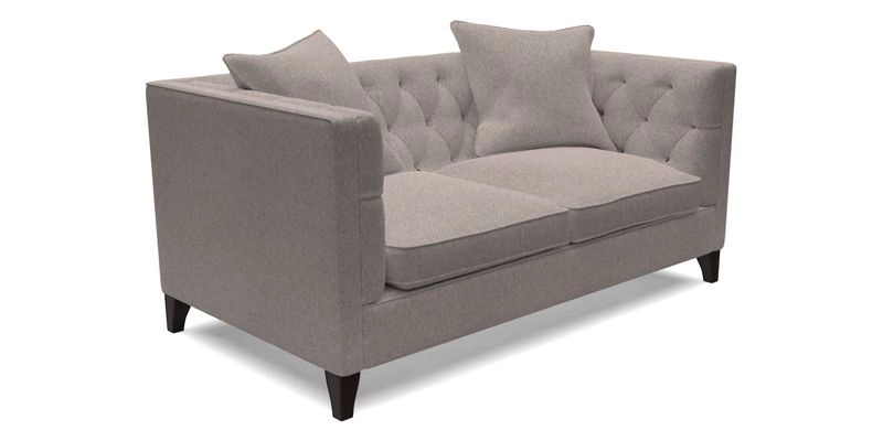 Haresfield 3 seater sofa in Whernside Spring Grass and Stockport Stripe Hunter 