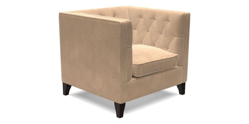 Haresfield Chair in Two Tone Plain Biscuit