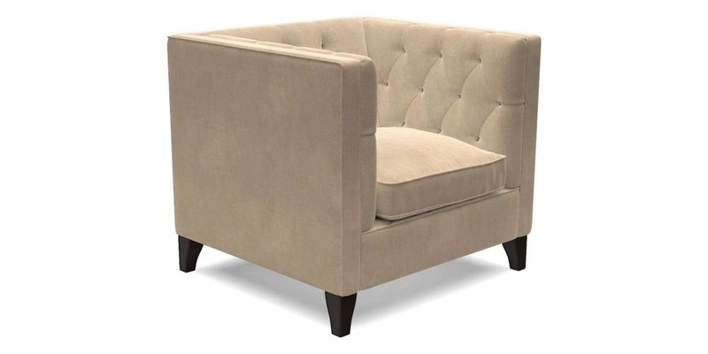 Haresfield Chair in Two Tone Plain Biscuit