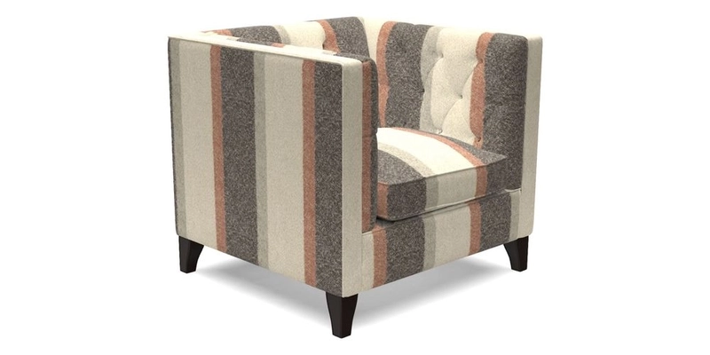 Haresfield Chair in Two Tone Plain Biscuit