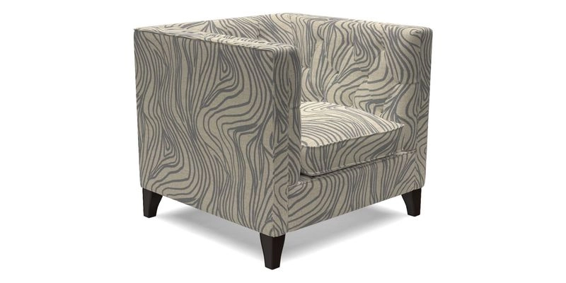 Haresfield Chair in Two Tone Plain Biscuit