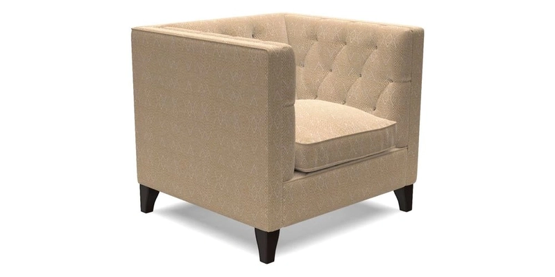 Haresfield Chair in Two Tone Plain Biscuit