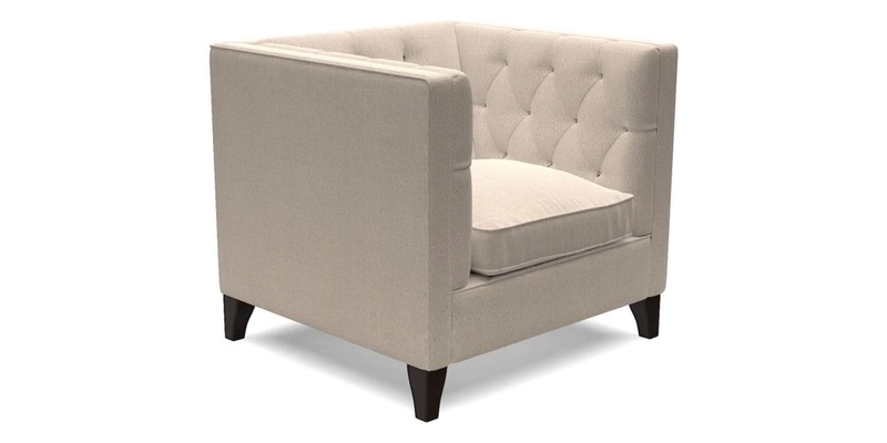 Haresfield Chair in Two Tone Plain Biscuit