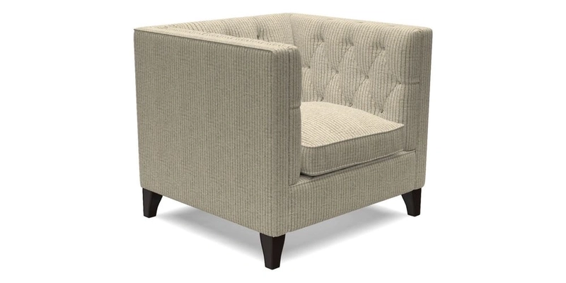Haresfield Chair in Two Tone Plain Biscuit