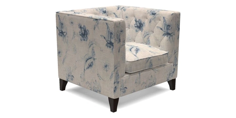 Haresfield Chair in Two Tone Plain Biscuit