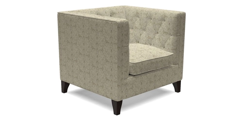 Haresfield Chair in Two Tone Plain Biscuit