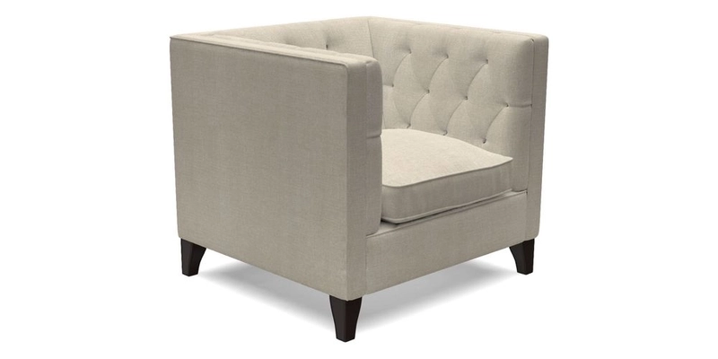 Haresfield Chair in Two Tone Plain Biscuit