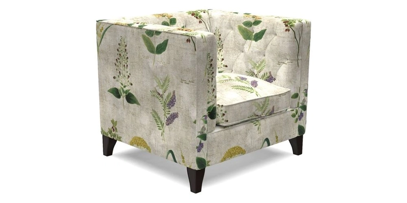 Haresfield Chair in Two Tone Plain Biscuit