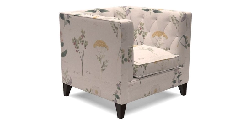 Haresfield Chair in Two Tone Plain Biscuit