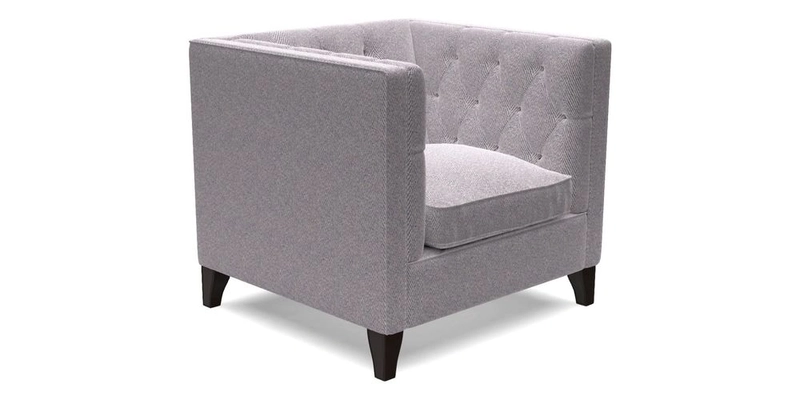 Haresfield Chair in Two Tone Plain Biscuit